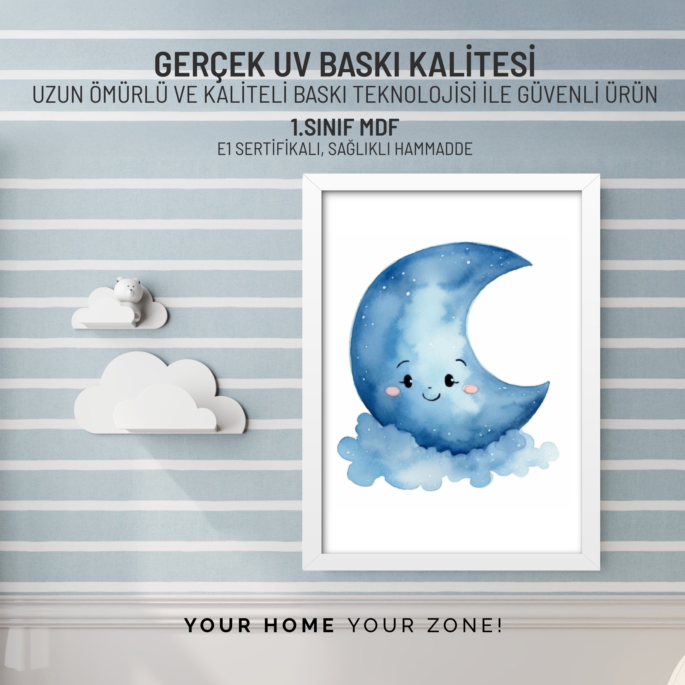 GOOD NİGHT | MDF Tablo - Duvar Tablosu