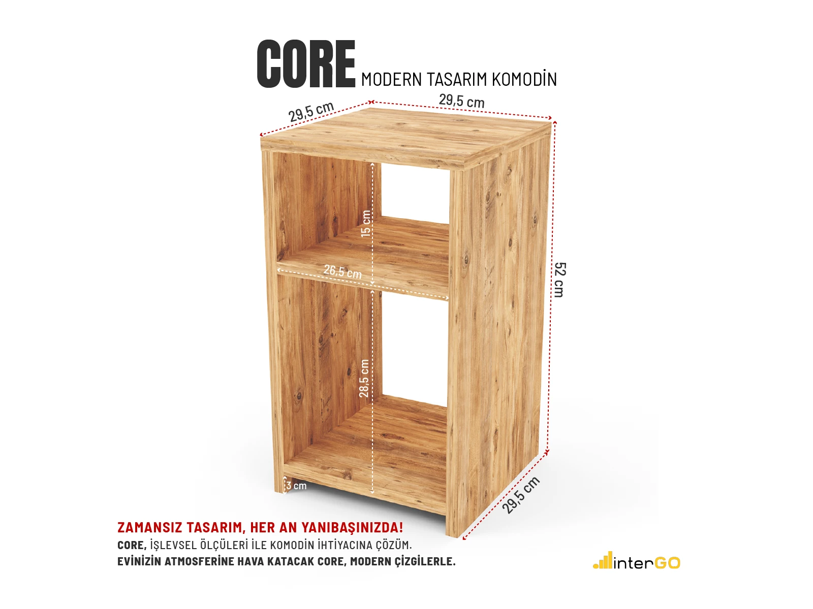 CORE Modern Tasarım Komodin