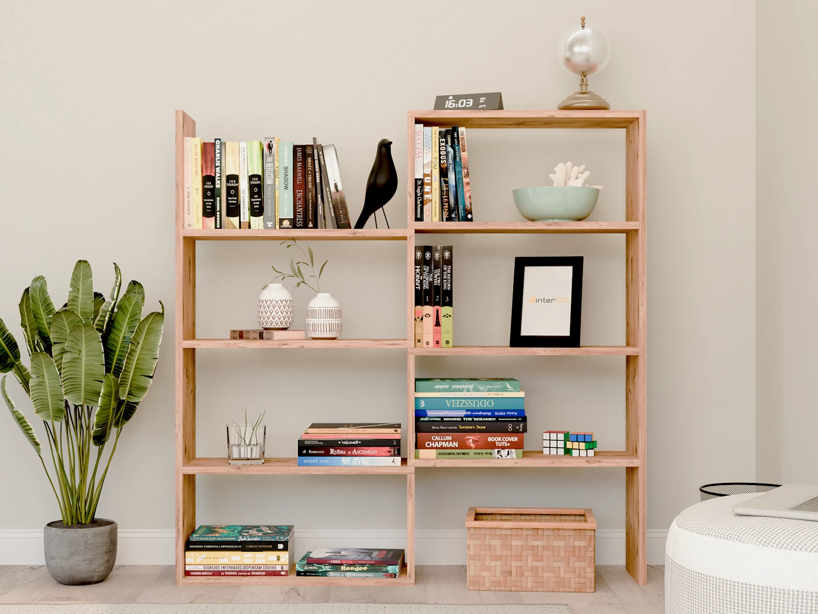 CREA Modüler Lego Kitaplık | Bağımsız Kitaplıklar