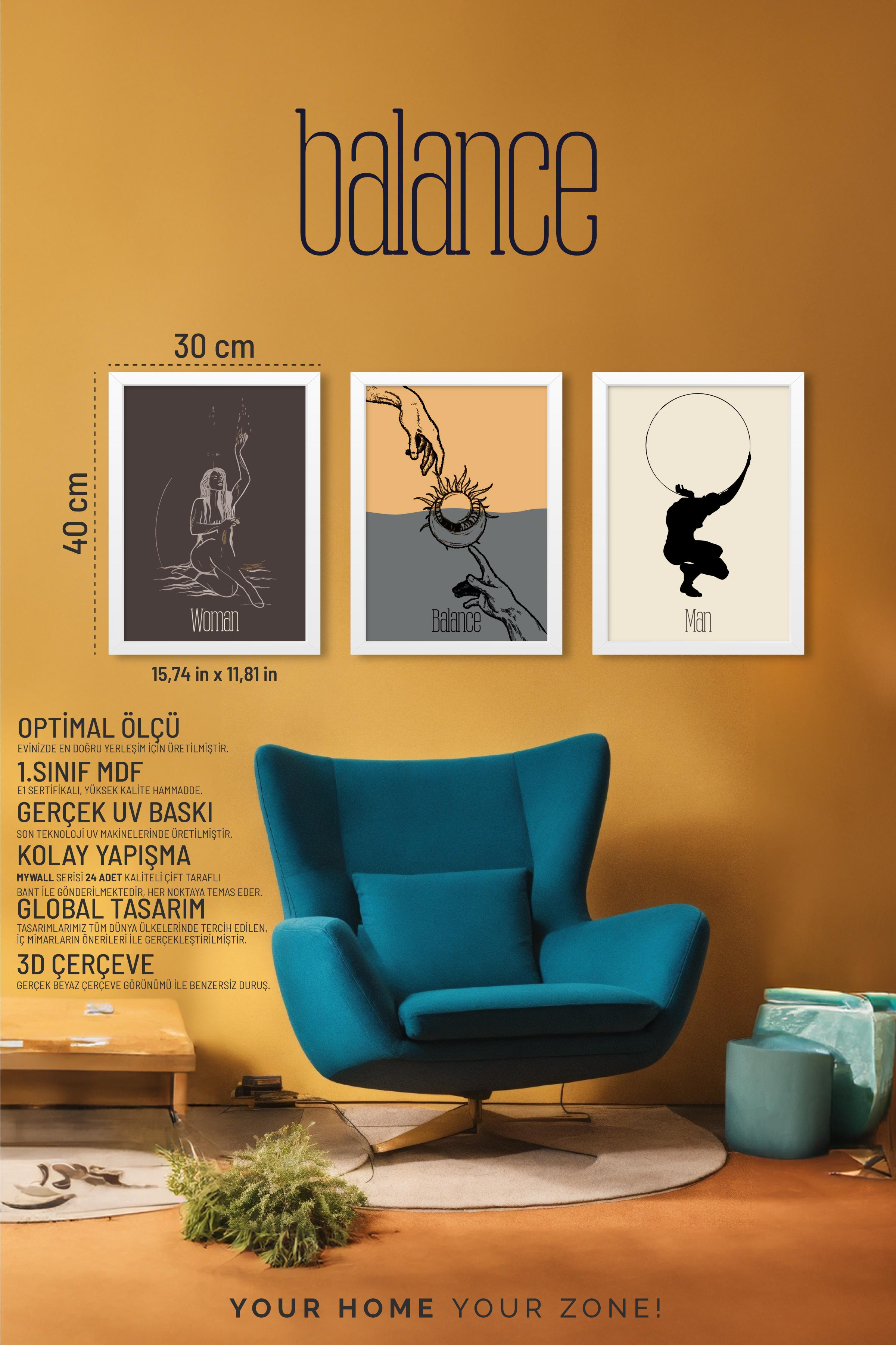 BALANCE | Dekoratif Tablo | Duvar Tablosu