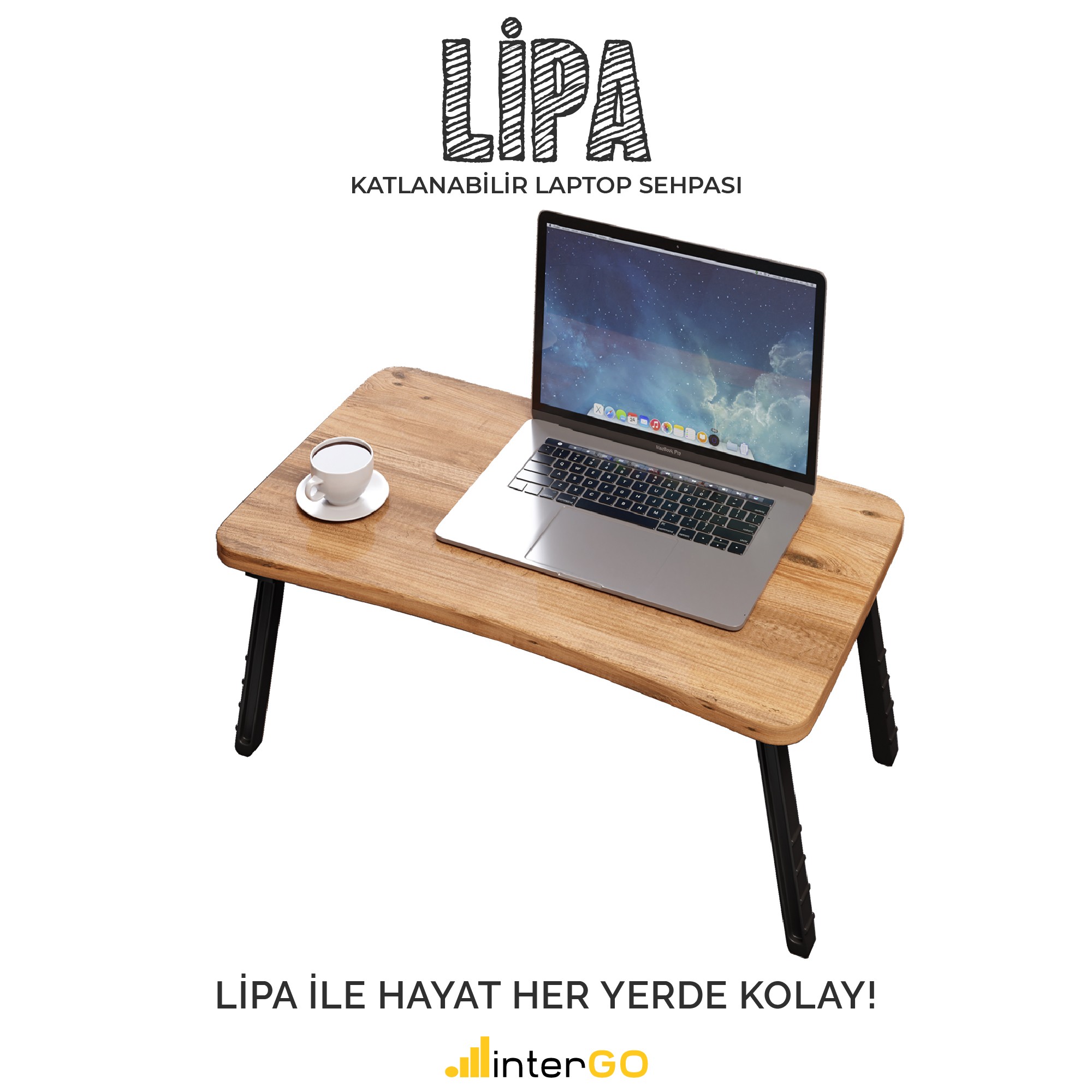 LİPA | Laptop Sehpası | Katlanabilir ve Pratik