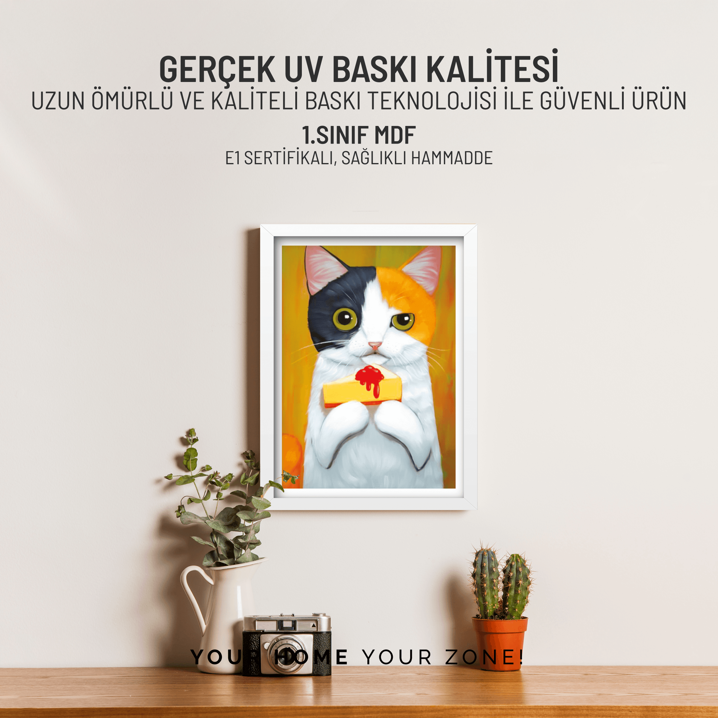 CAT COFFEE | MDF Tablo - Duvar Tablosu