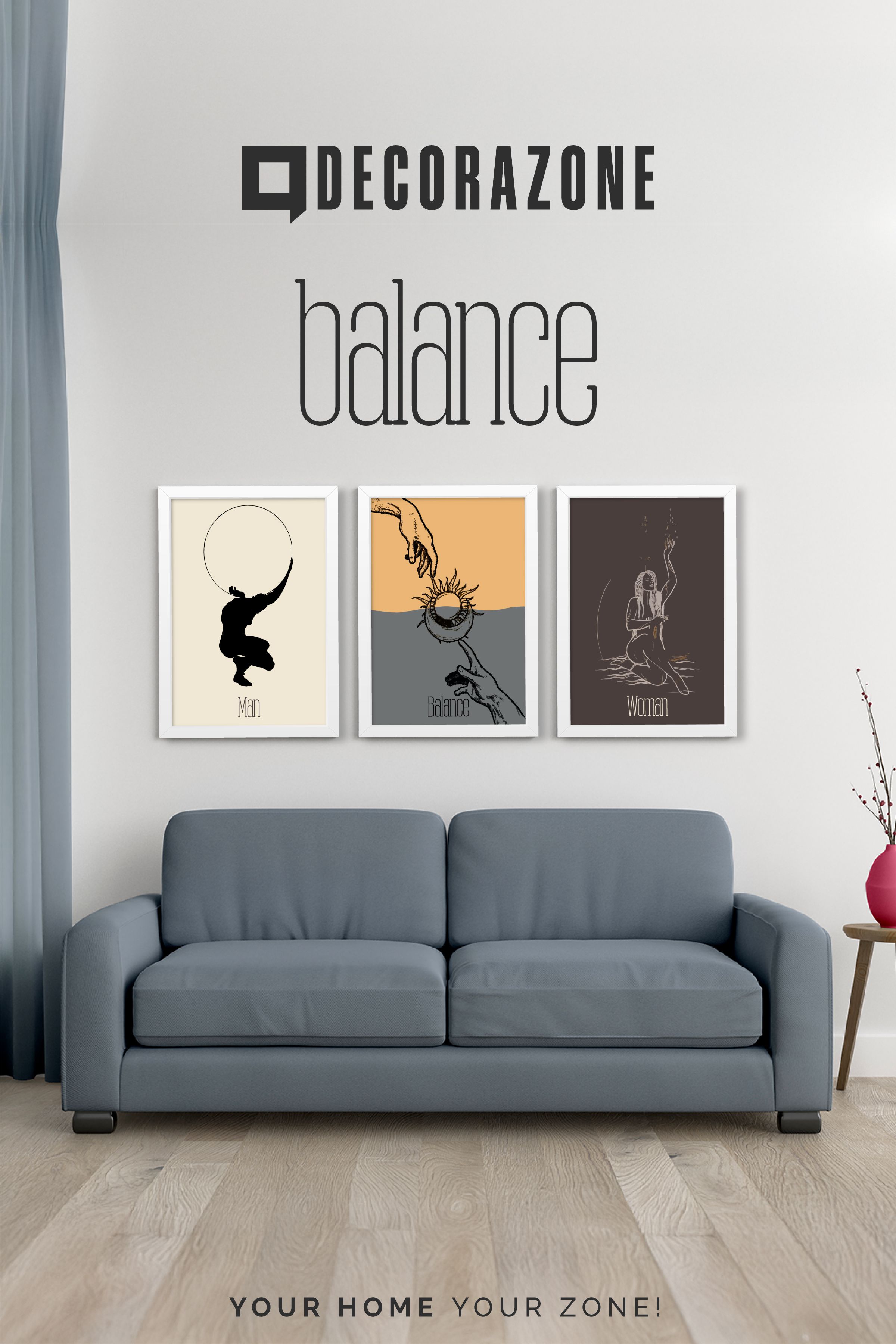 BALANCE | Dekoratif Tablo | Duvar Tablosu