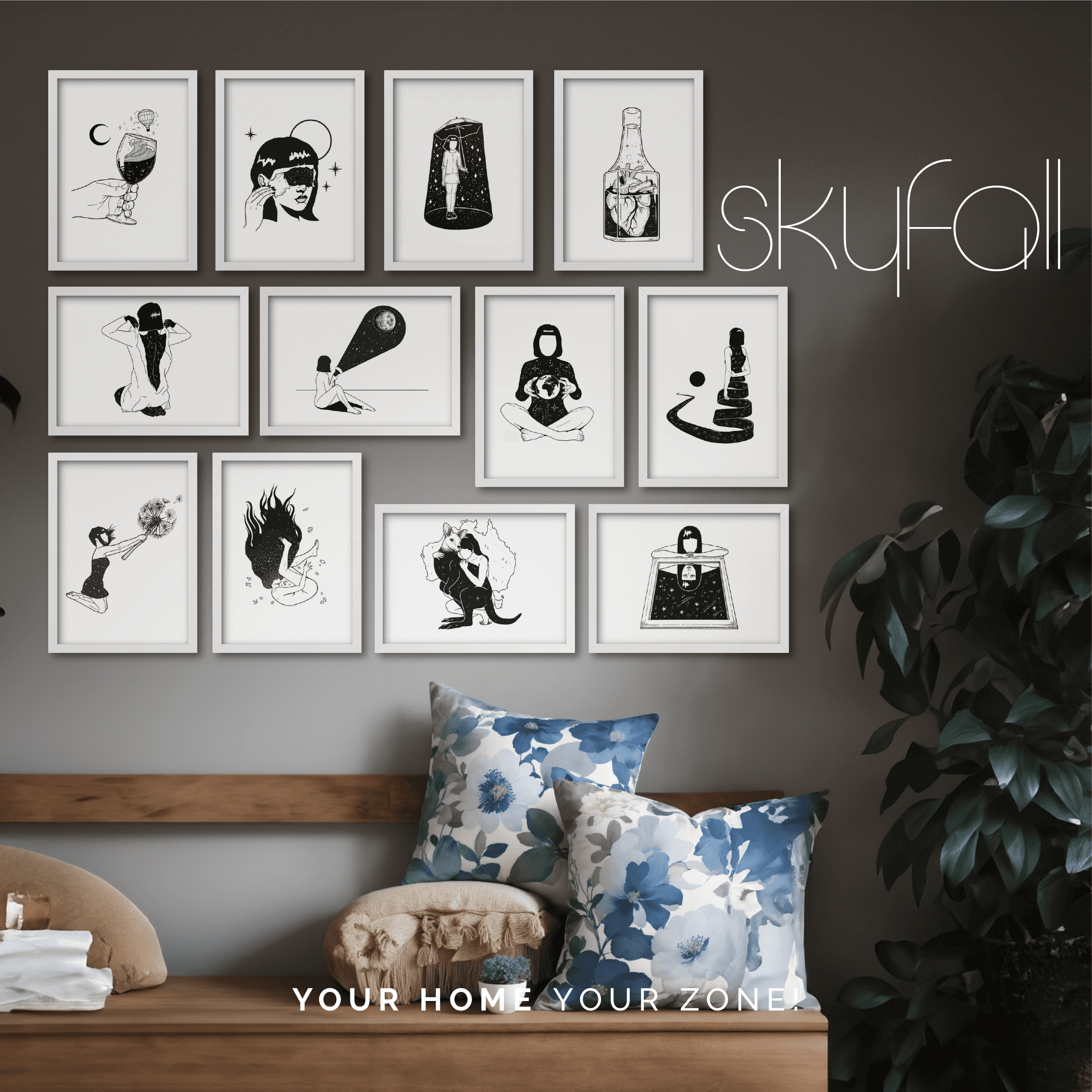 SKYFALL | MDF Tablo - Duvar Tablosu