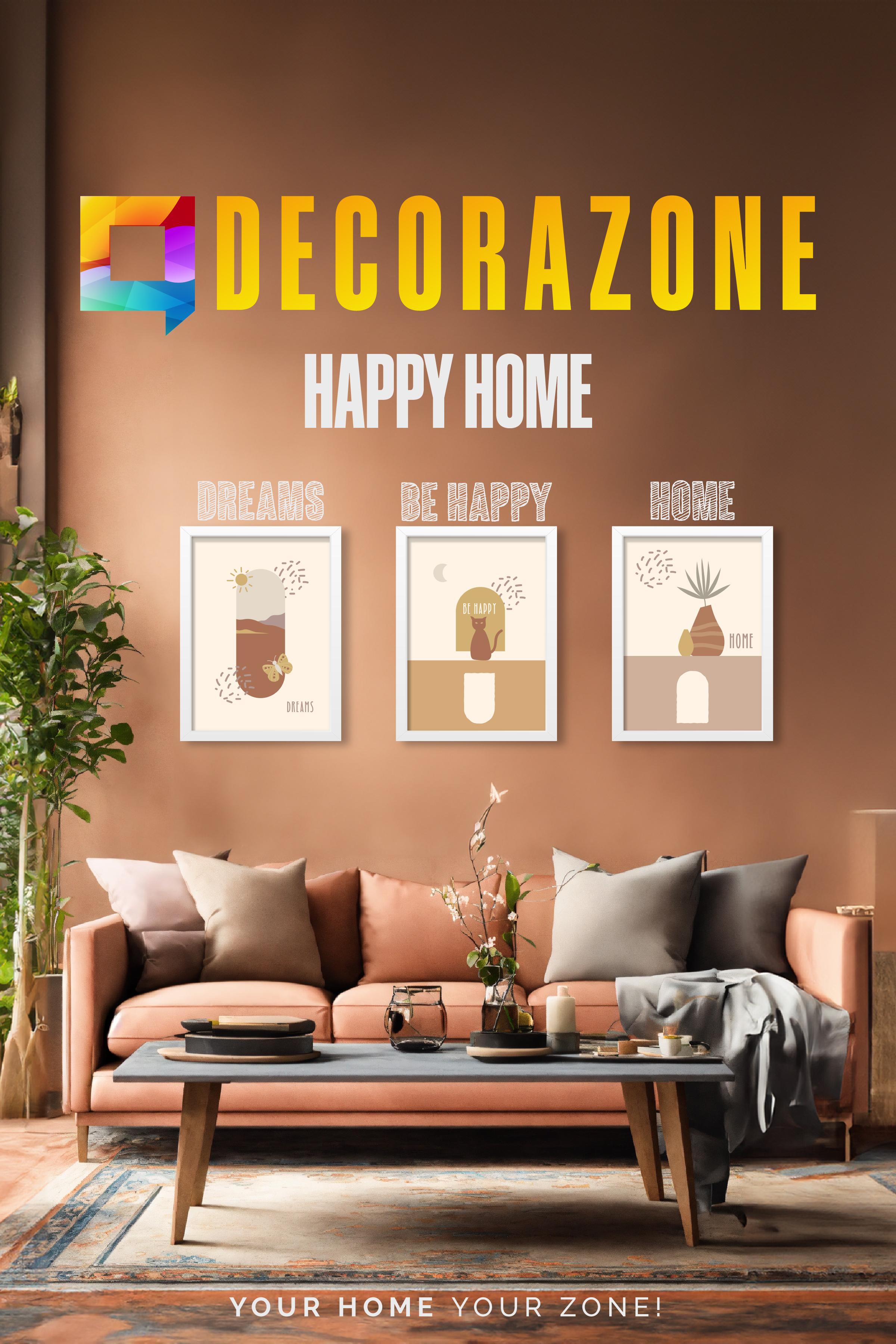 HAPPY HOME | DEKORATİF TABLO