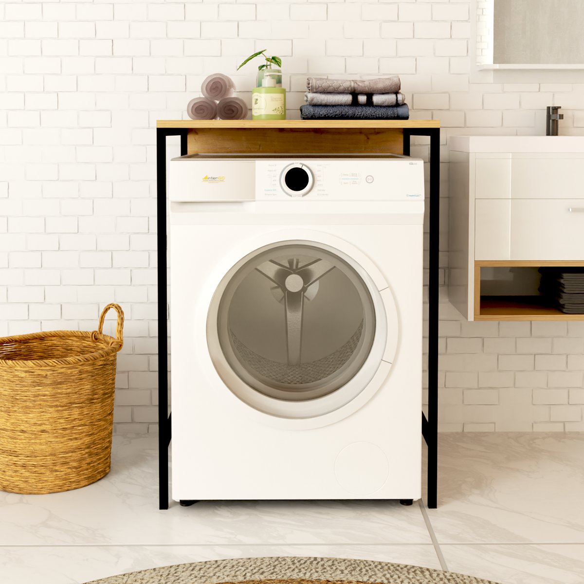 BENA | Çamaşır Makinesi Üstü Düzenleyici | Kurutma Makinesi Üstü Geniş Organizer