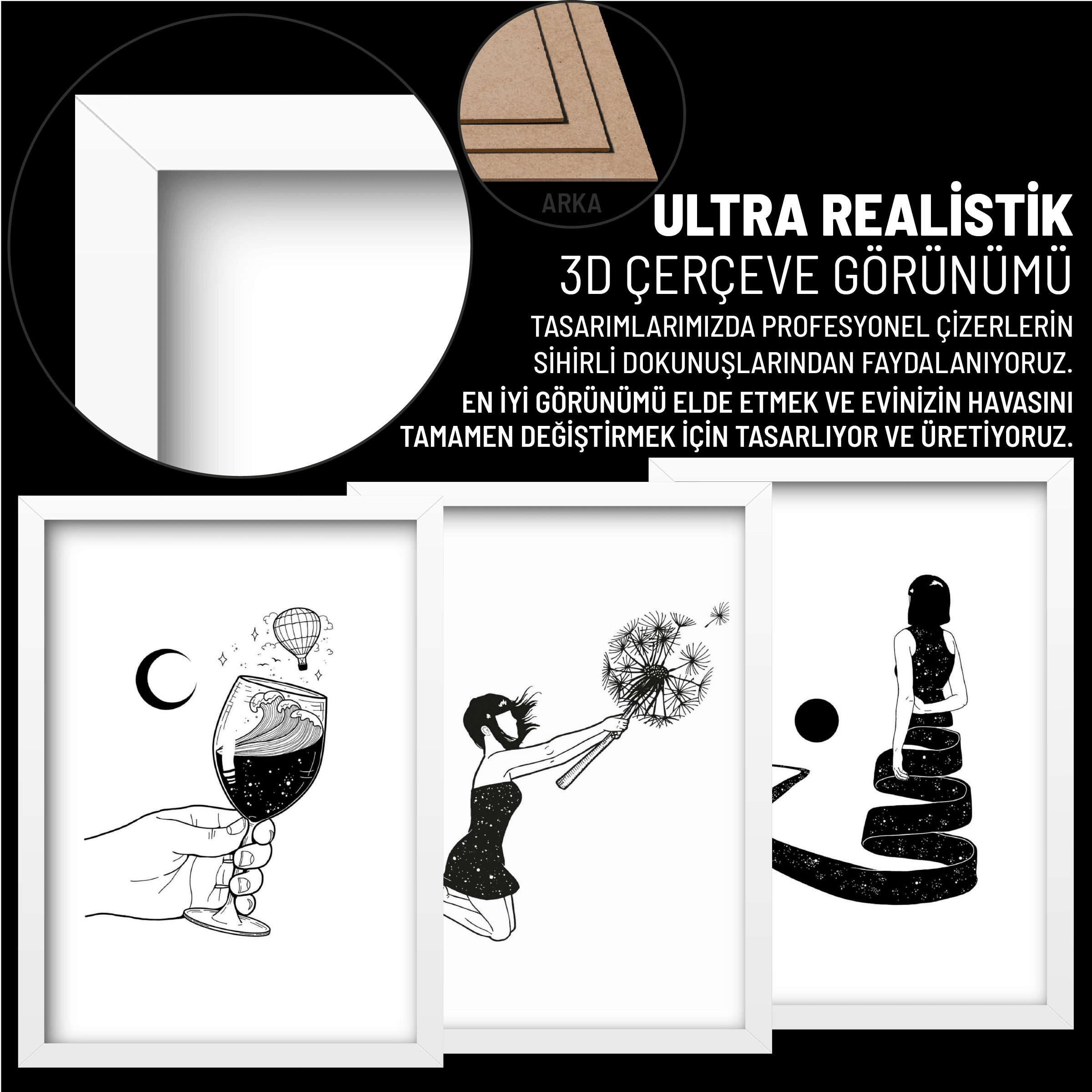 SKYFALL | MDF Tablo - Duvar Tablosu