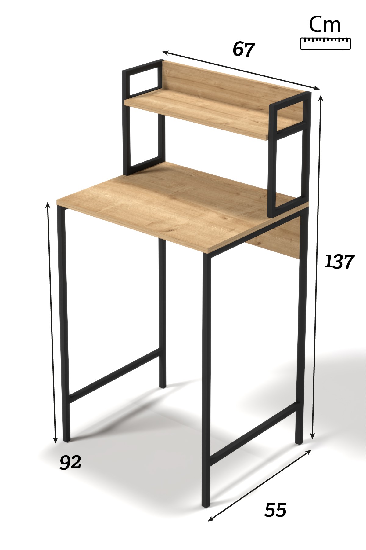 BANO | Çamaşır Makinesi Üstü Organizer | Mini Buzdolabı Üstü Organizer Ahşap Raflı
