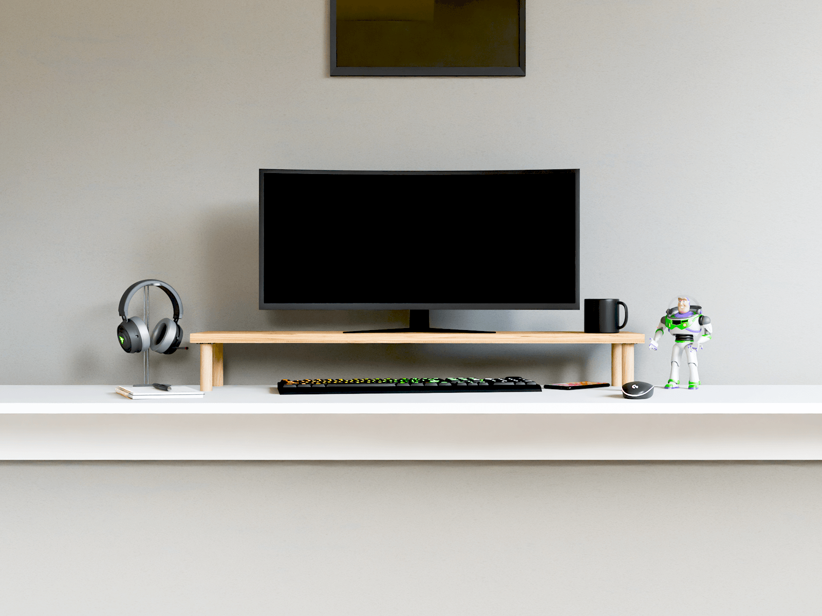 MOYO Monitör / TV Yükseltici Stand | Ağaç Ayaklı