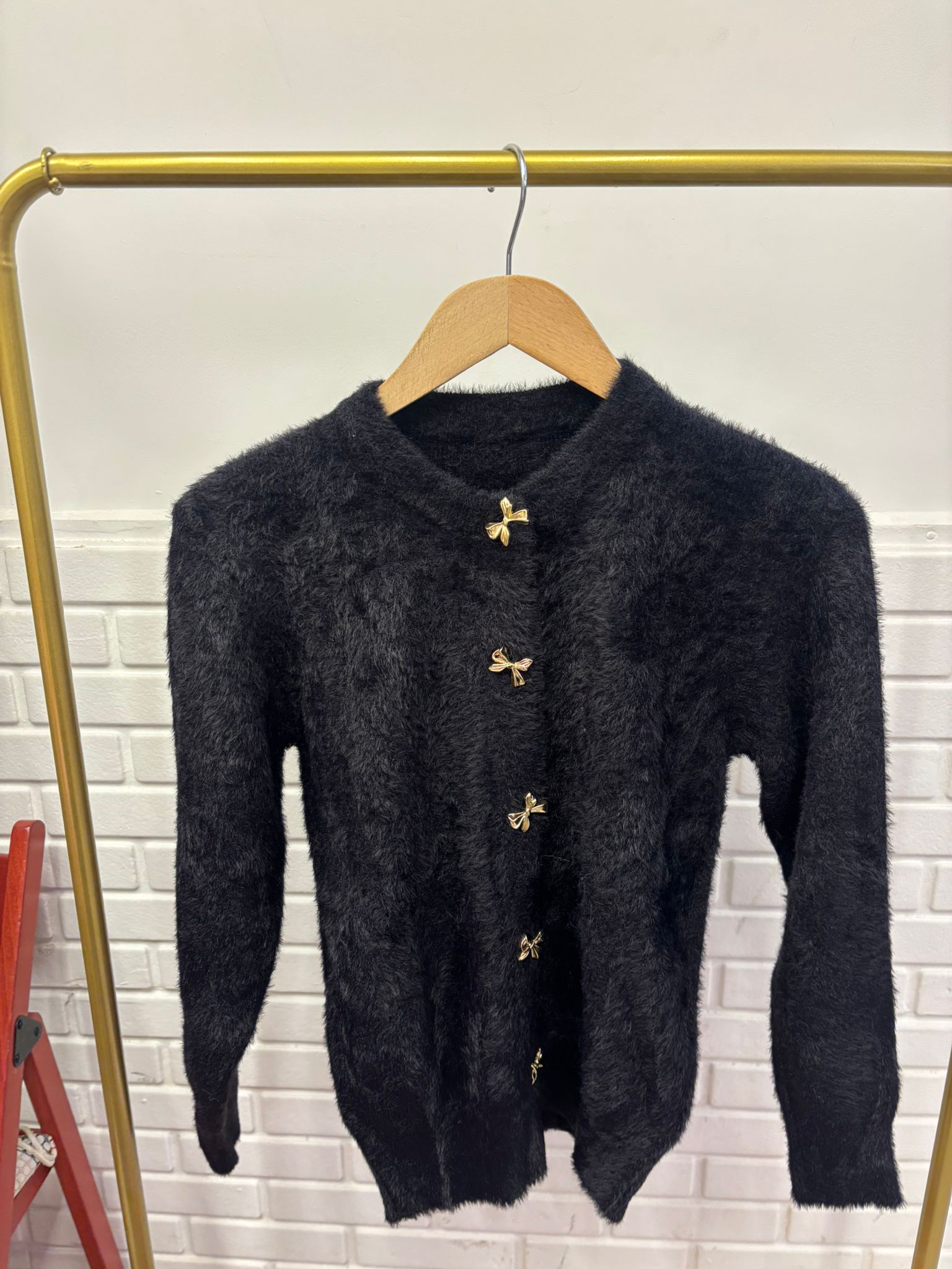 Fiyonk Detay Angora Hırka