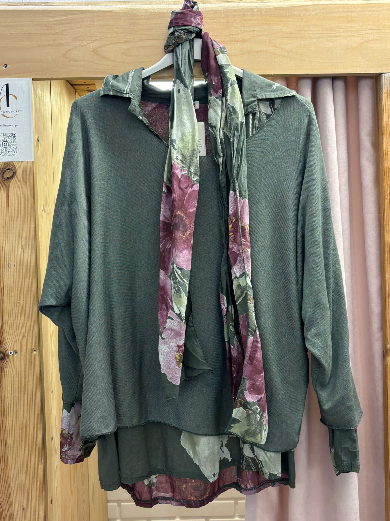 Gömlek Triko Şal Üçlü Takım