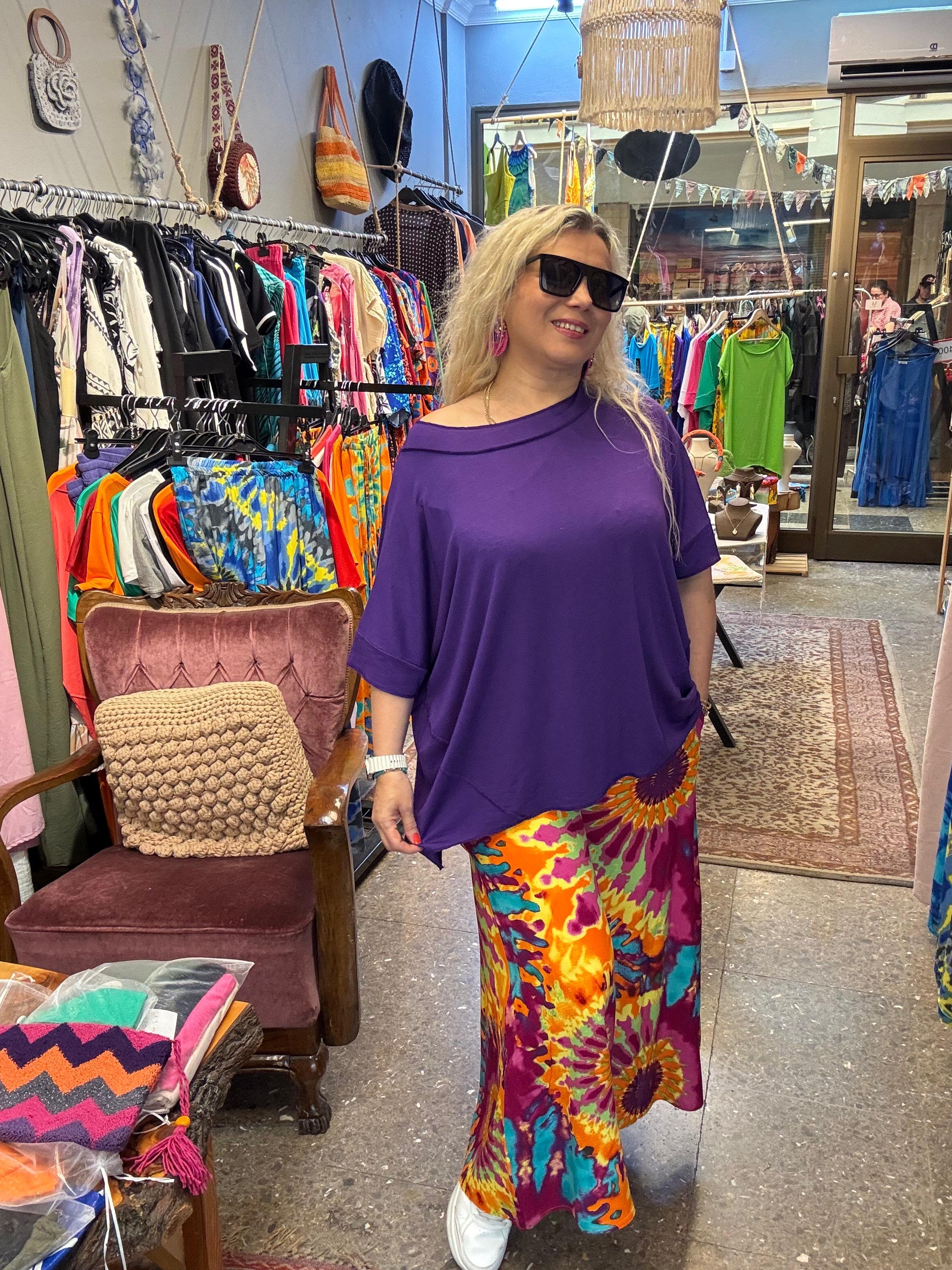 TERS DİKİŞ ASİMETRİK TSHIRT