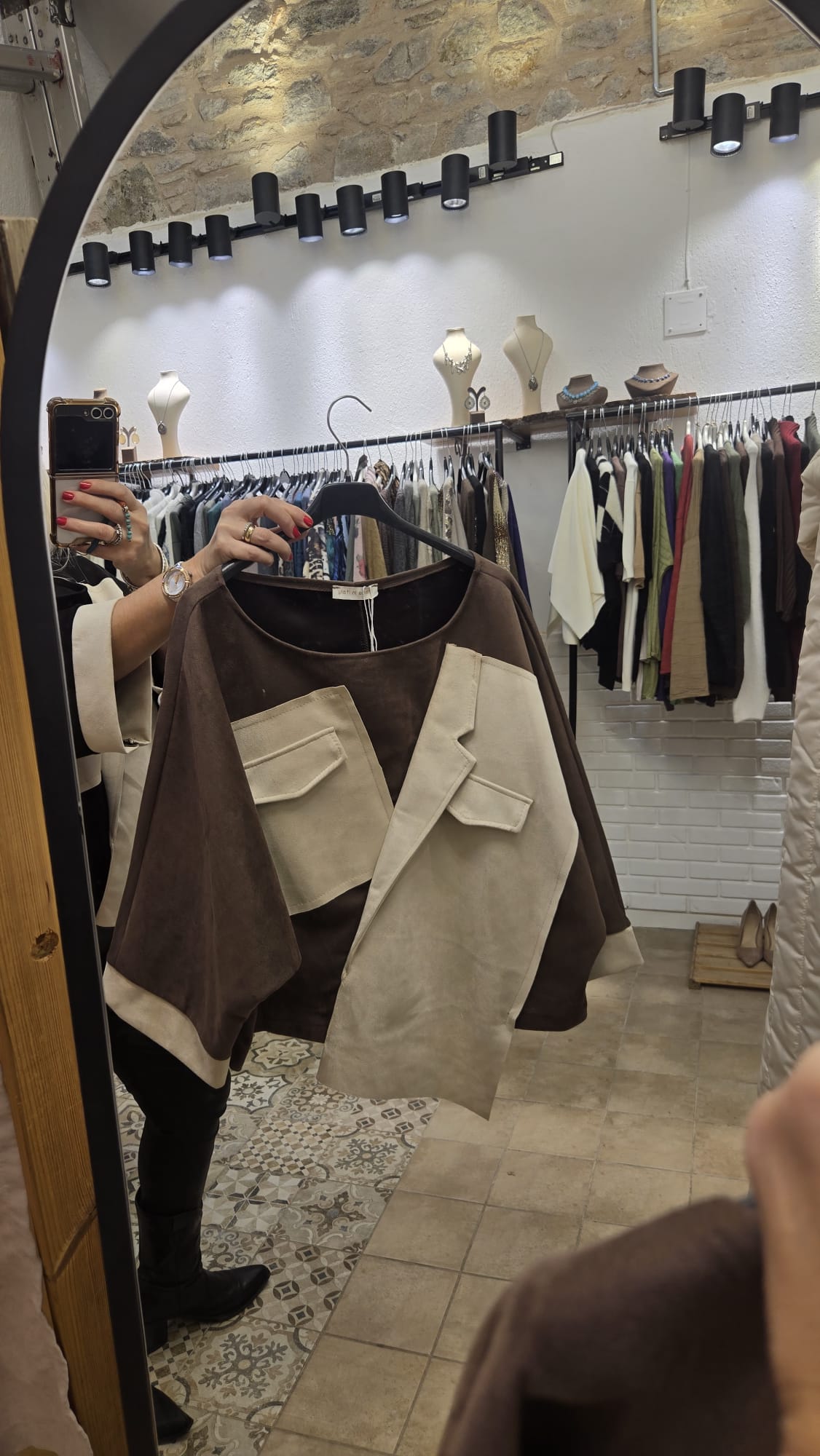 Nubuk Cep Detay Üst