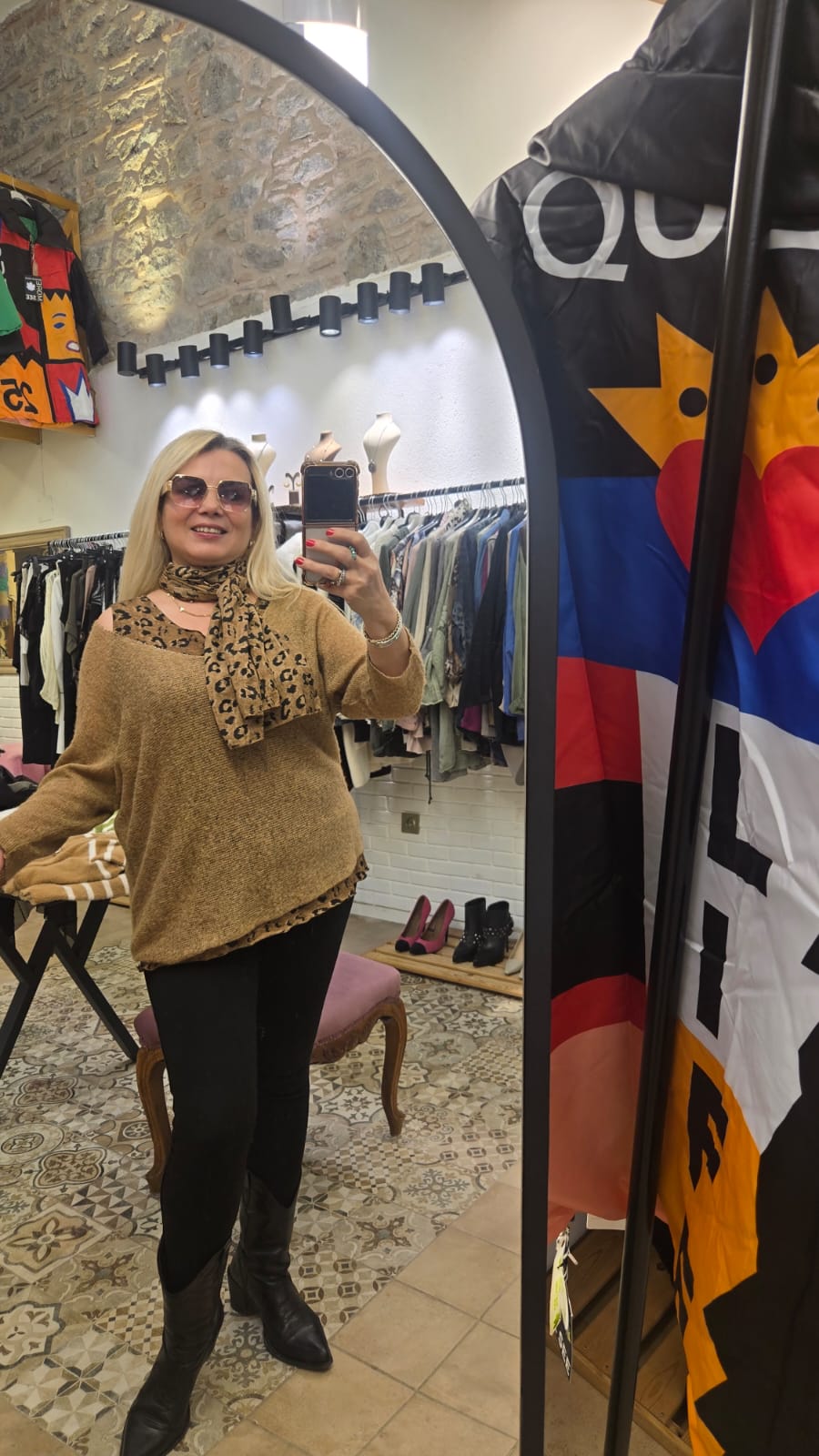 Leopar 3'lü Tunik Takım 