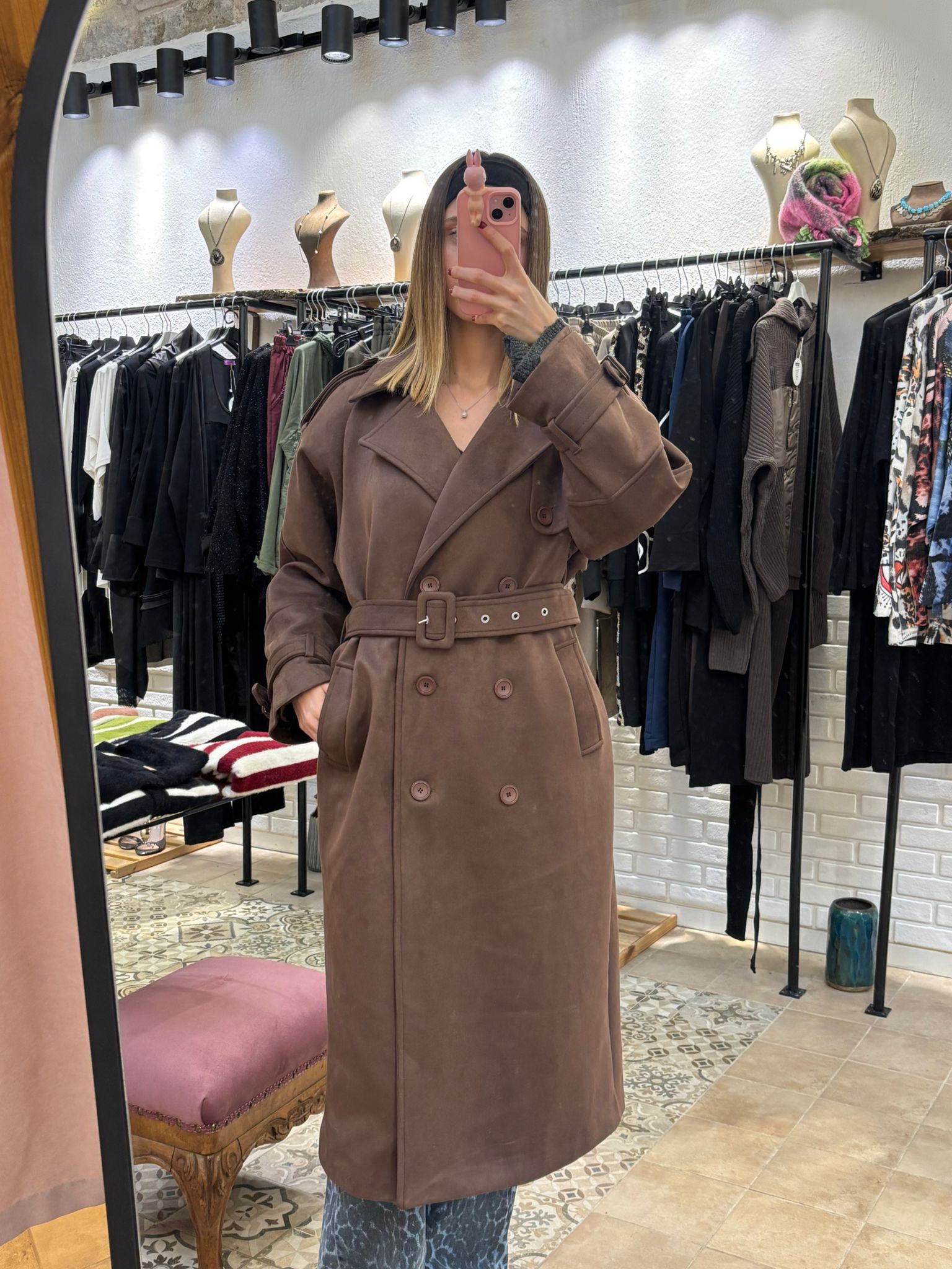 Perry Premium Süet Kaban 