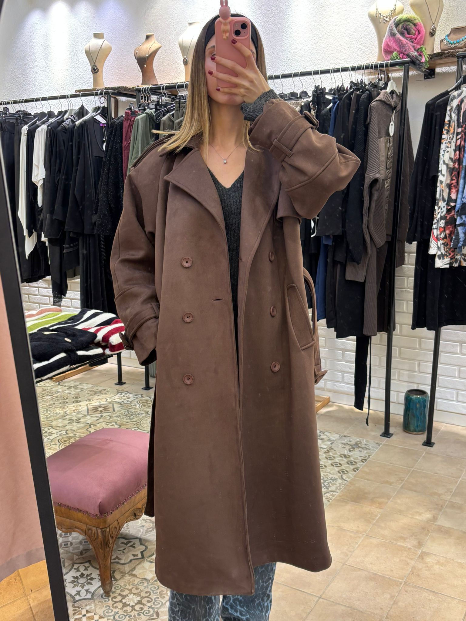 Perry Premium Süet Kaban 