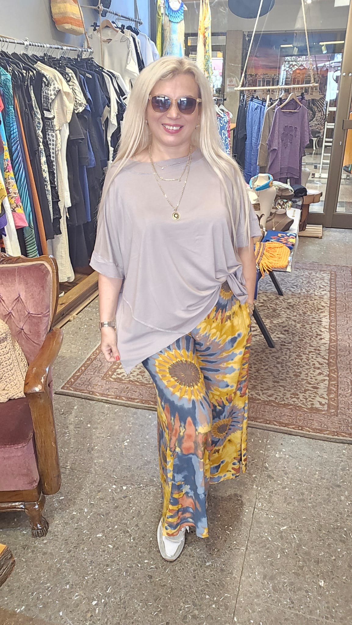 Asimetrik Ters Dikiş Tişört – Yumuşak Dokulu Rahat Model / MoonlineConcept