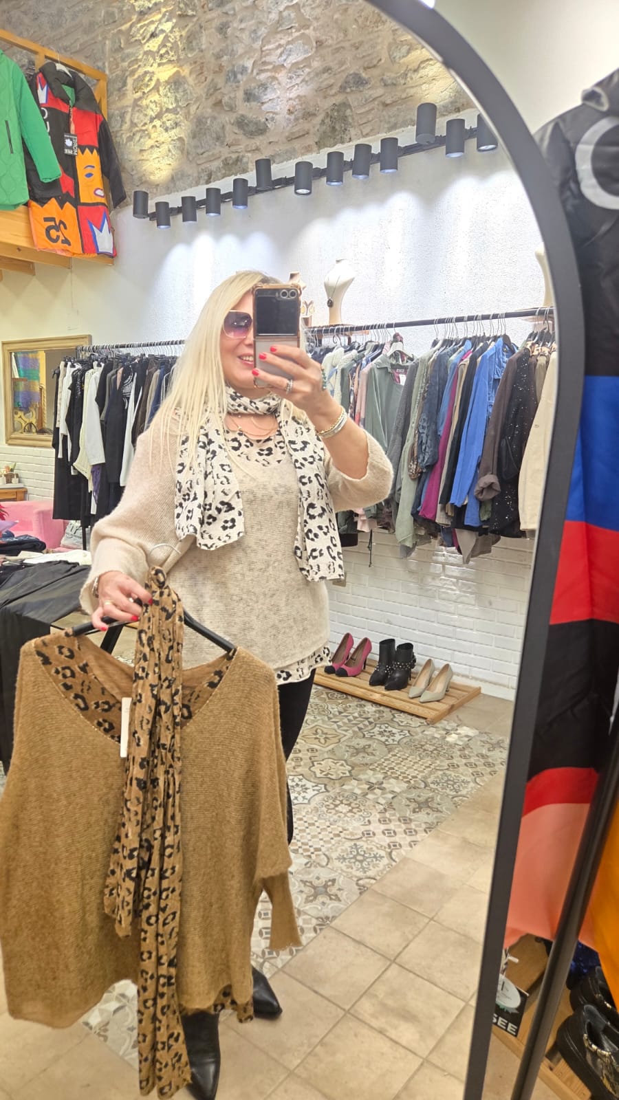 Leopar 3'lü Tunik Takım 