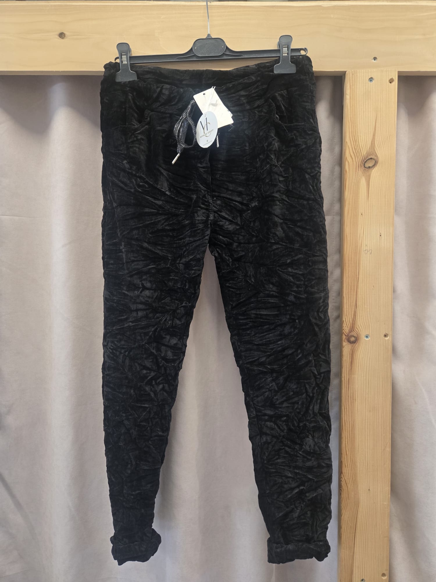 Kadife Siyah Pantolon 