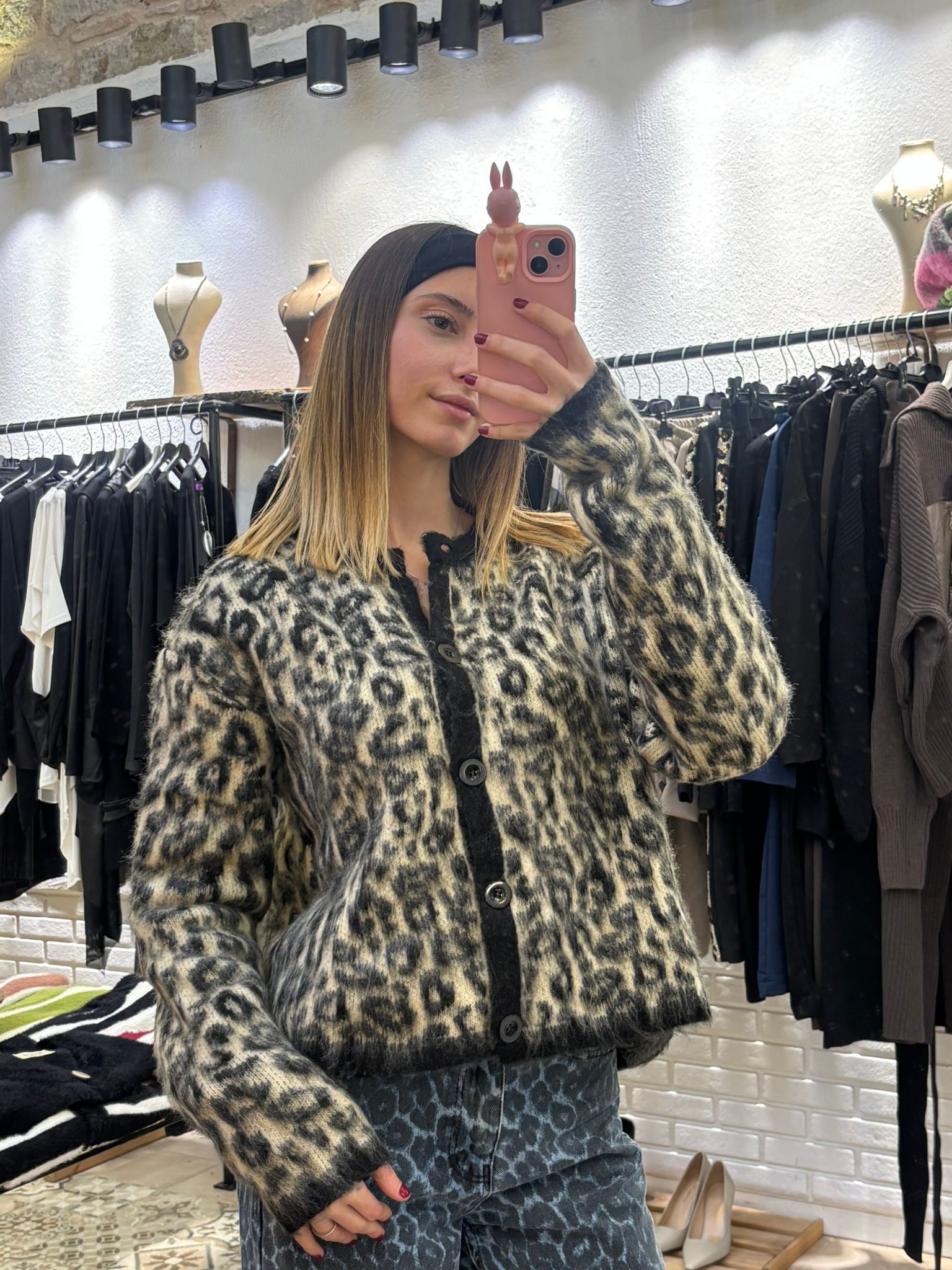 Yumoş Leopar Hırka