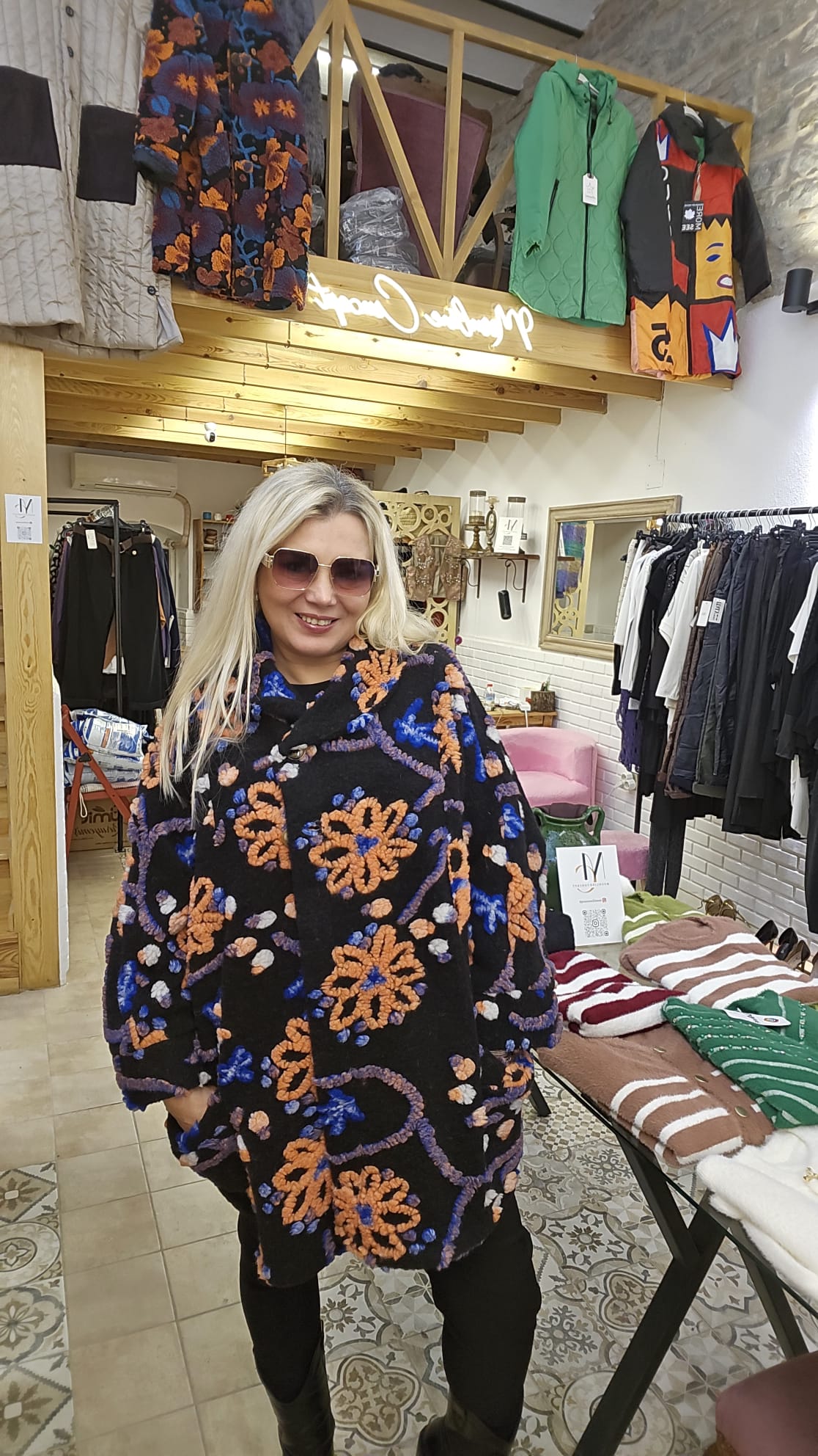 İtalyan Keçe Desenli Ceket