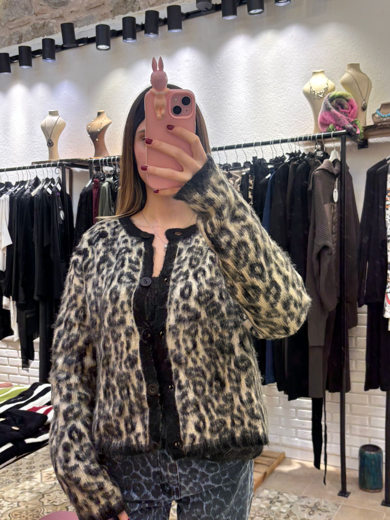 Yumoş Leopar Hırka