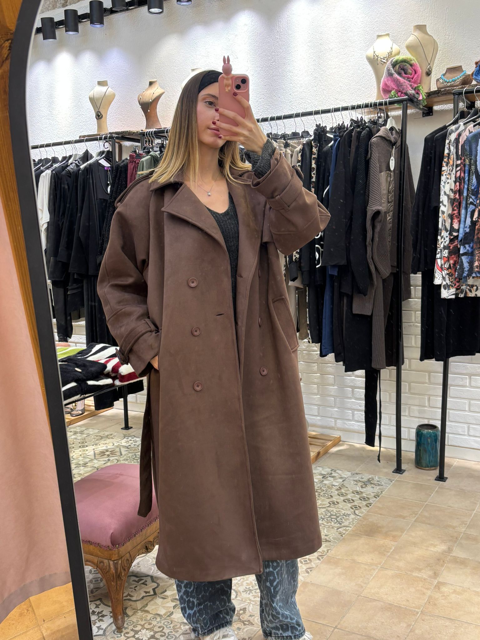 Perry Premium Süet Kaban 