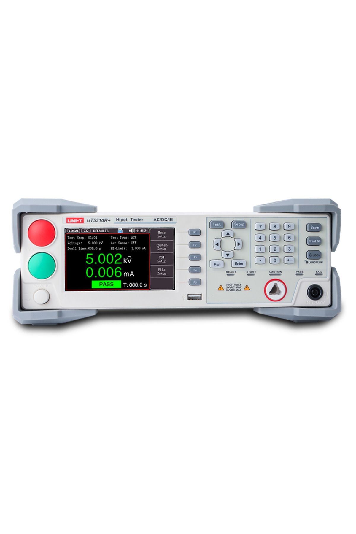 UNI-T UT5310A+ Programlanabilir Hipot test cihazı 1CH AC/0.050V 5kV  AC/0.001 ila 10mA