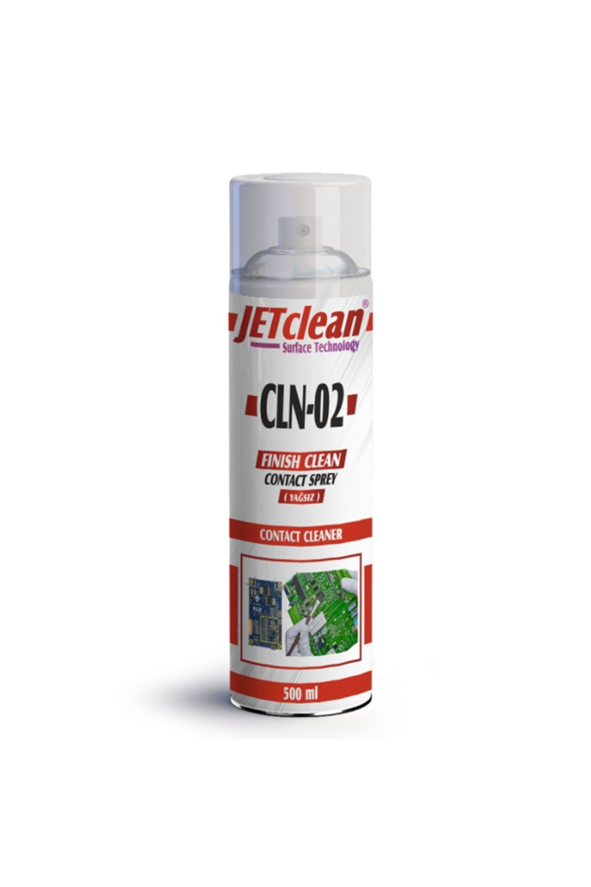 5'li JETCLEAN CLN-02 500 ML KONTAK YAĞSIZ SPREY