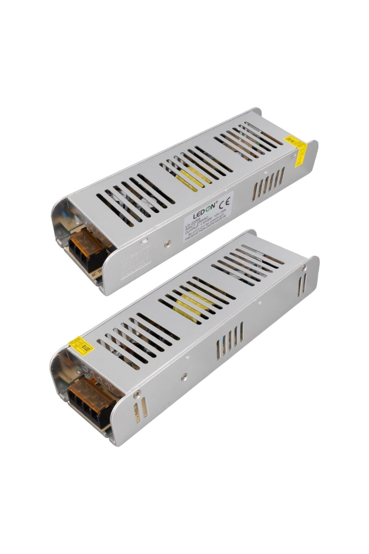 Ledon Ld-20255 Dc 12v-20a Slim Metal Kasa Adaptör (Lisinya)