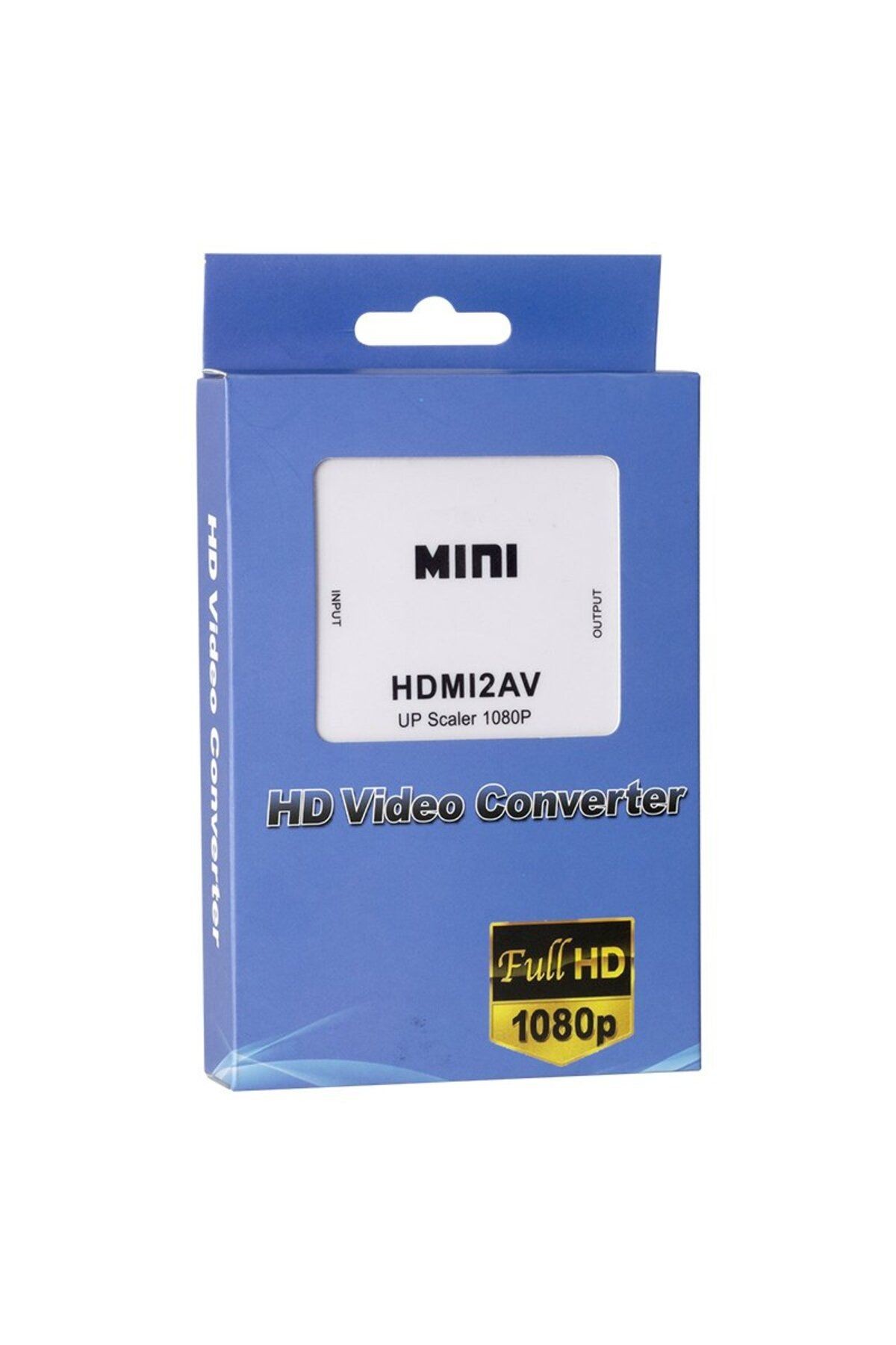 5'li POWERMASTER PM-12861 HDMI TO RCA MİNİ MODEL 1920X1080 PLASTİK KASA ÇEVİRİCİ KONVERTÖR