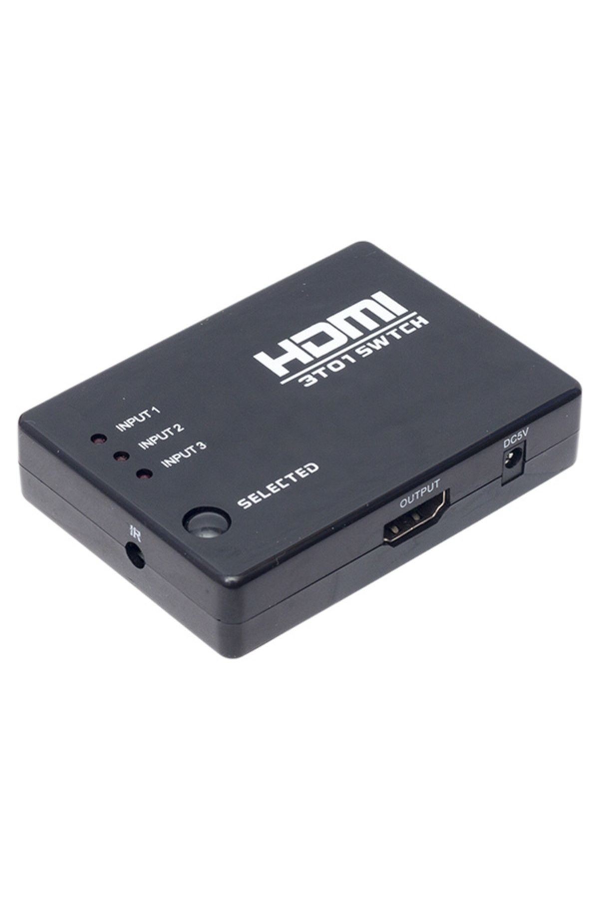 PM-6853 3 GİRİŞ 1 ÇIKIŞ HDMI SWITCHER TOPLAYICI KUMANDALI ADAPTÖRSÜZ