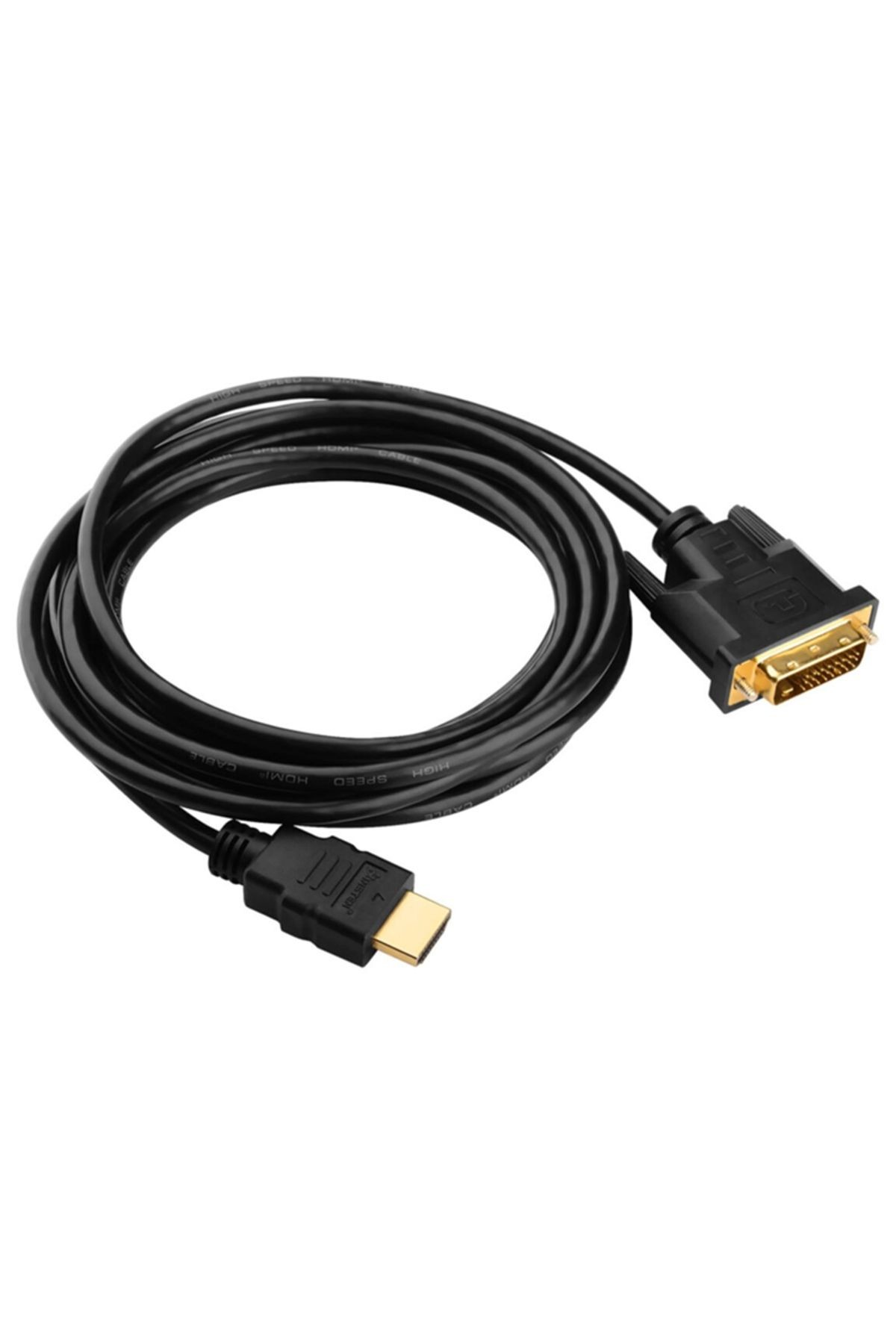 5'li POWERMASTER 5 METRE DVI 24+1 MALE TO HDMI 19P MALE HDMI DVI KABLO