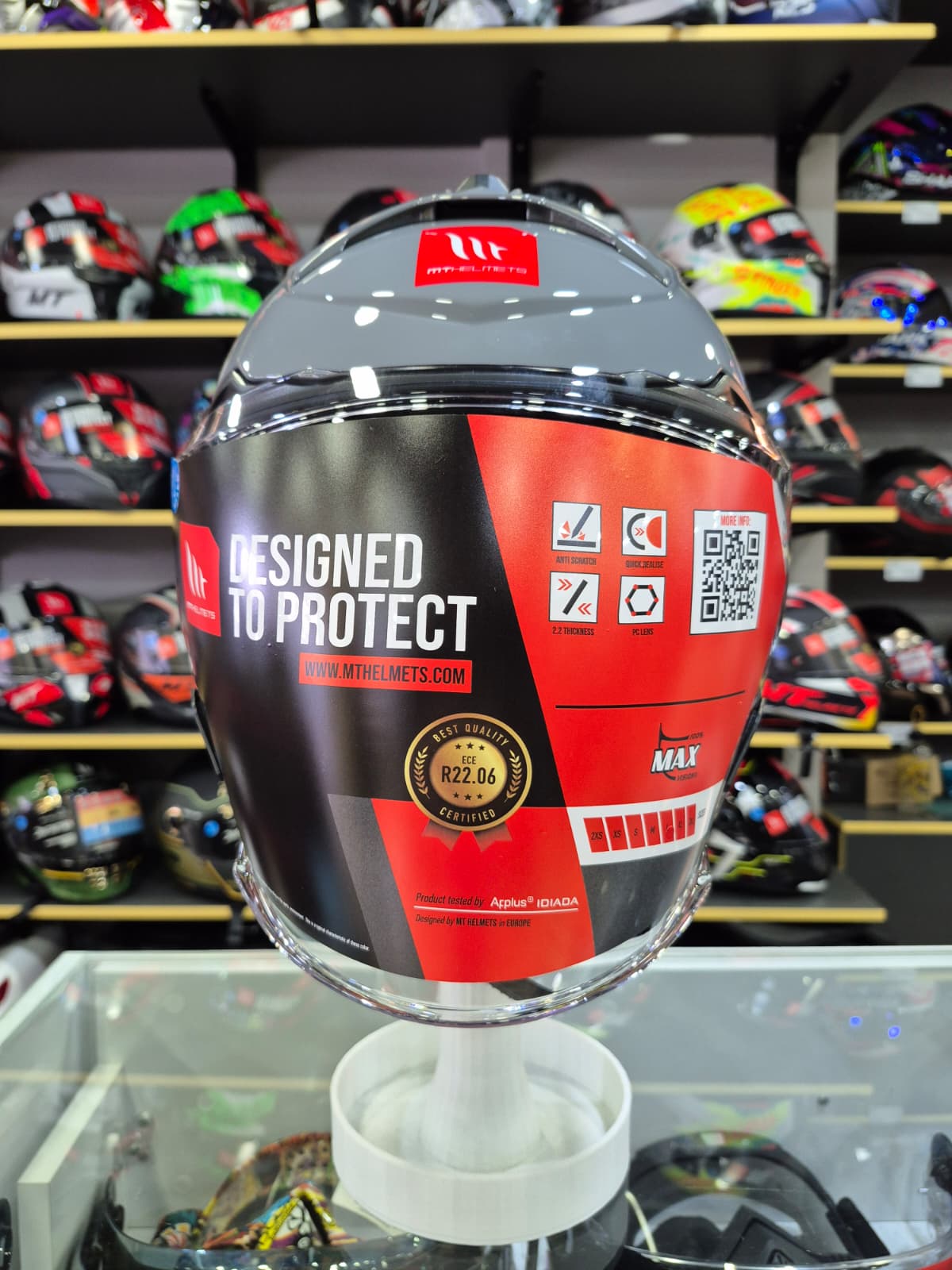 Cosmo SV Solid A2 Nardo Gri Açık Kask