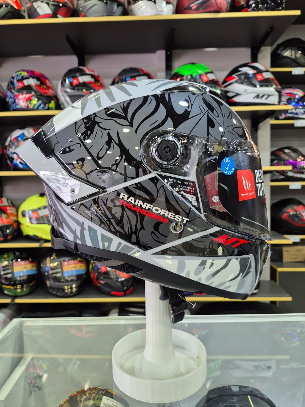 Thunder 4 Sv Rainforest C2 Parlak Full Face Kask