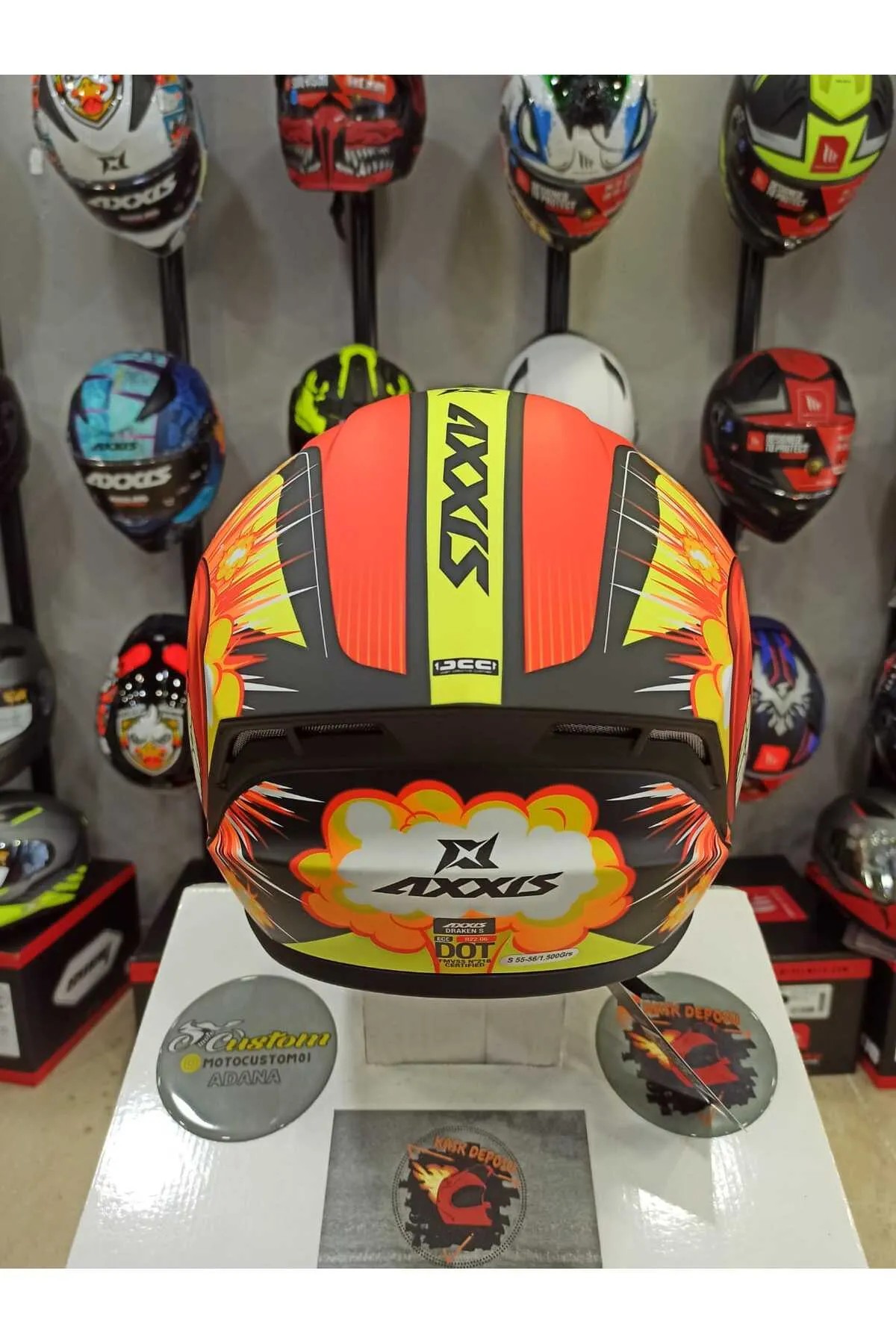 Axxis Draken S Bombs A5 Full Face Kapalı Kask