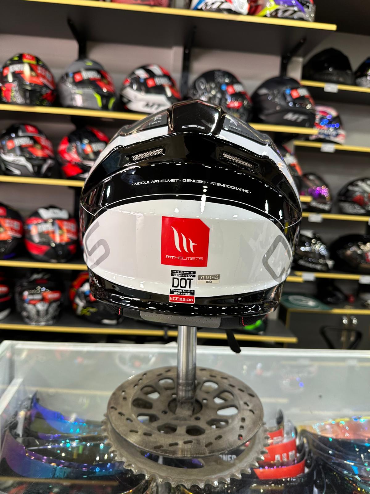 Genesis SV Atempo B2 Parlak Çene Açılır Kask