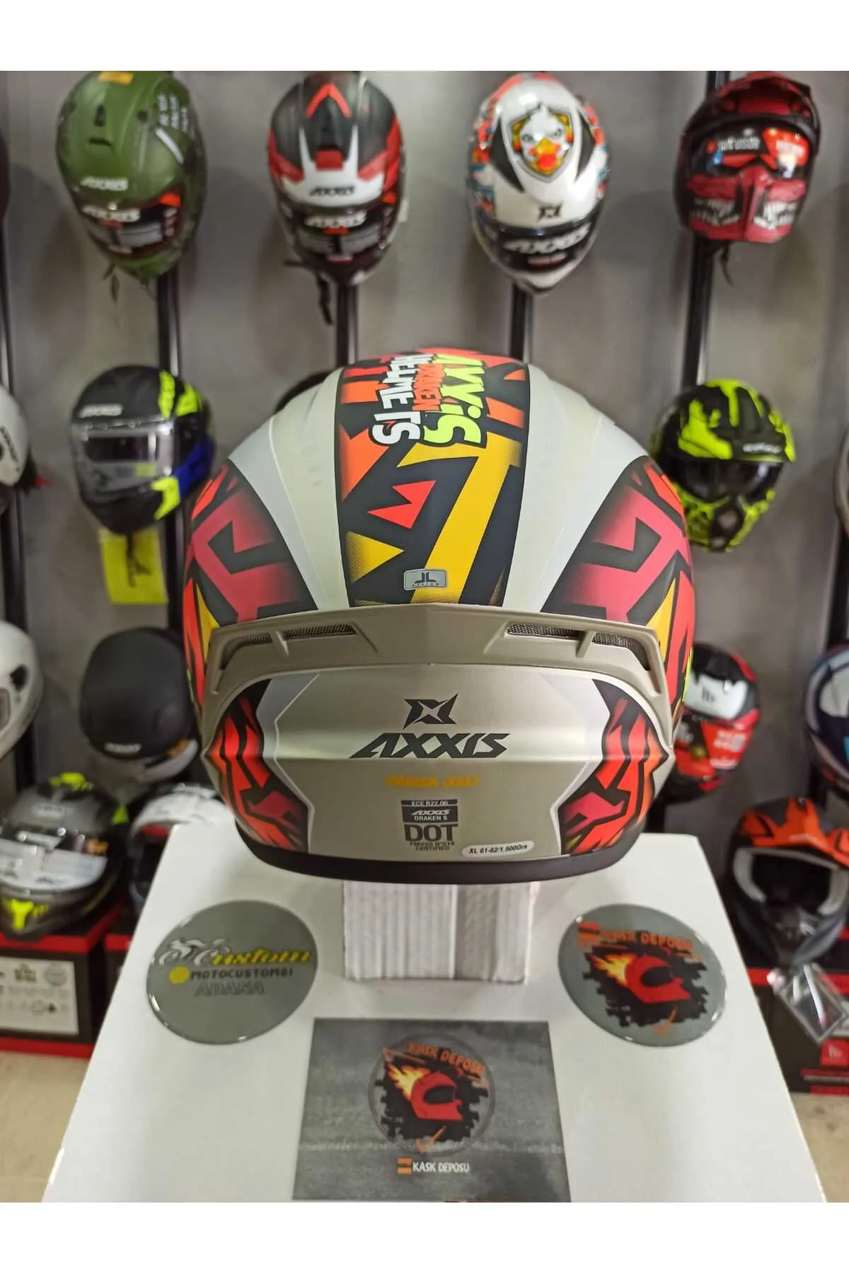 Axxis Draken S Jolly C12 Full Face Kapalı Kask