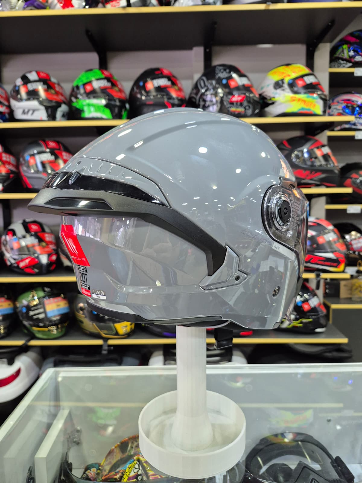 Cosmo SV Solid A2 Nardo Gri Açık Kask