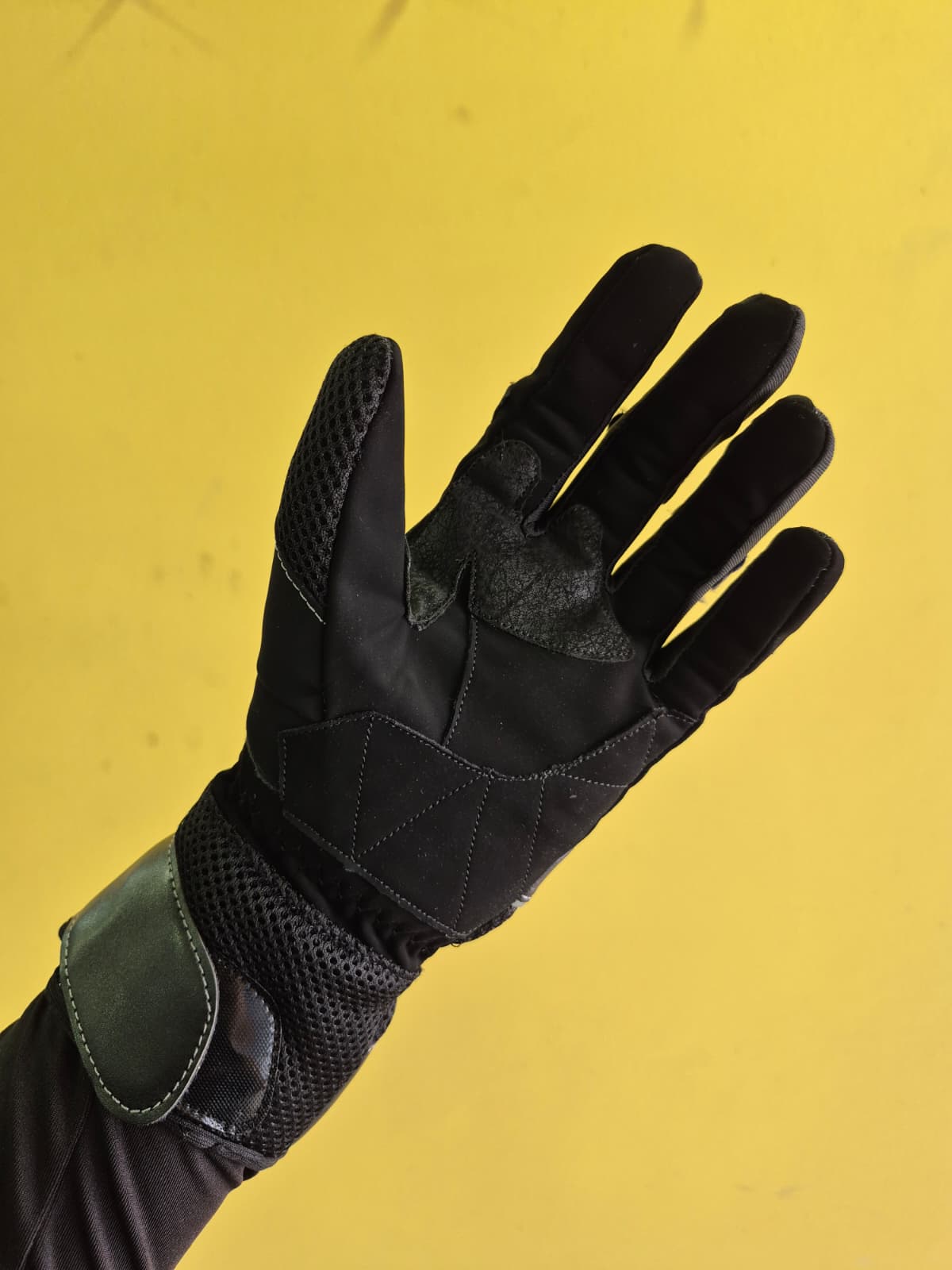 VN 950 SİYAH UZUN FİLELİ YAZLIK MOTOSİKLET ELDİVENİ