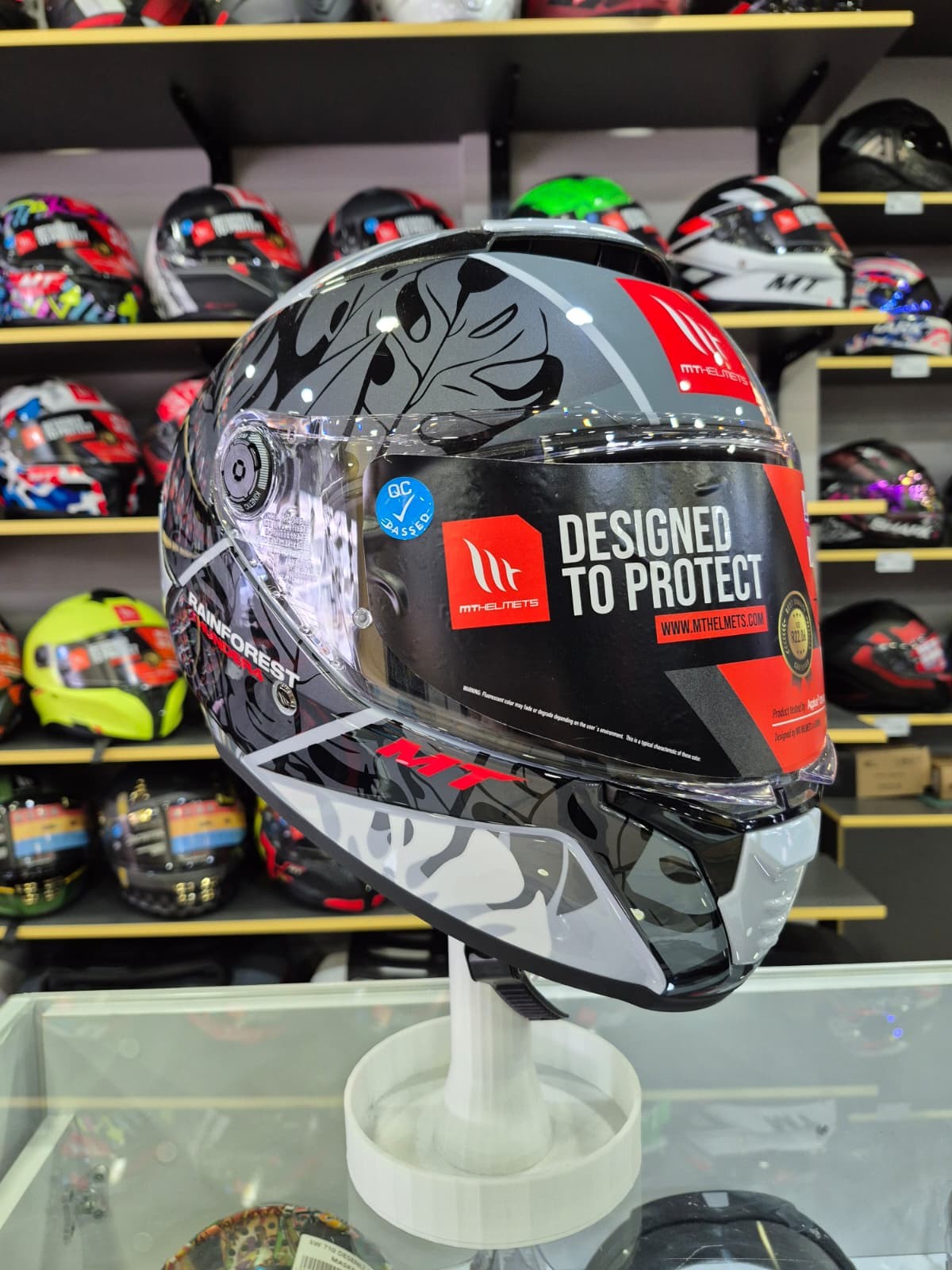 Thunder 4 Sv Rainforest C2 Parlak Full Face Kask
