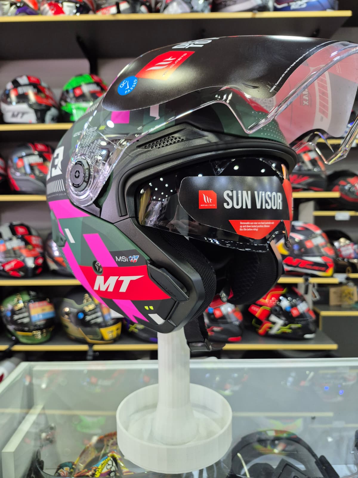 Cosmo SV Sergia Garcia D18 Mat Açık Kask