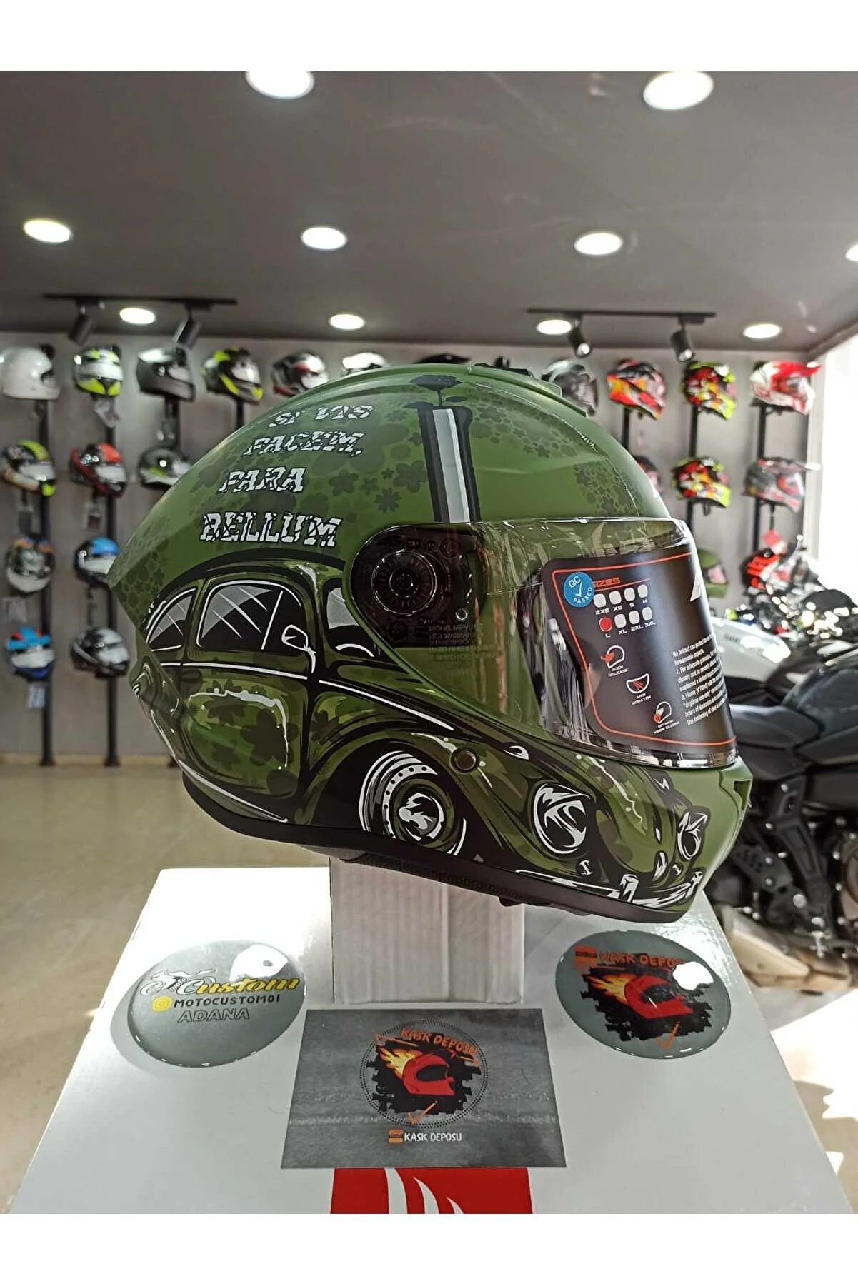 Axxis (Draken S) İron Peace C6 B5 Full Face Kapalı Kask
