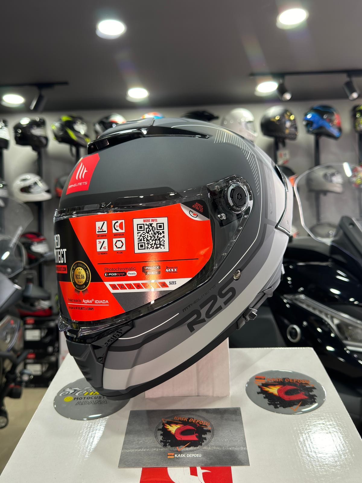 MT Helmets Thunder 4 SV R25 C2 Mat Gri