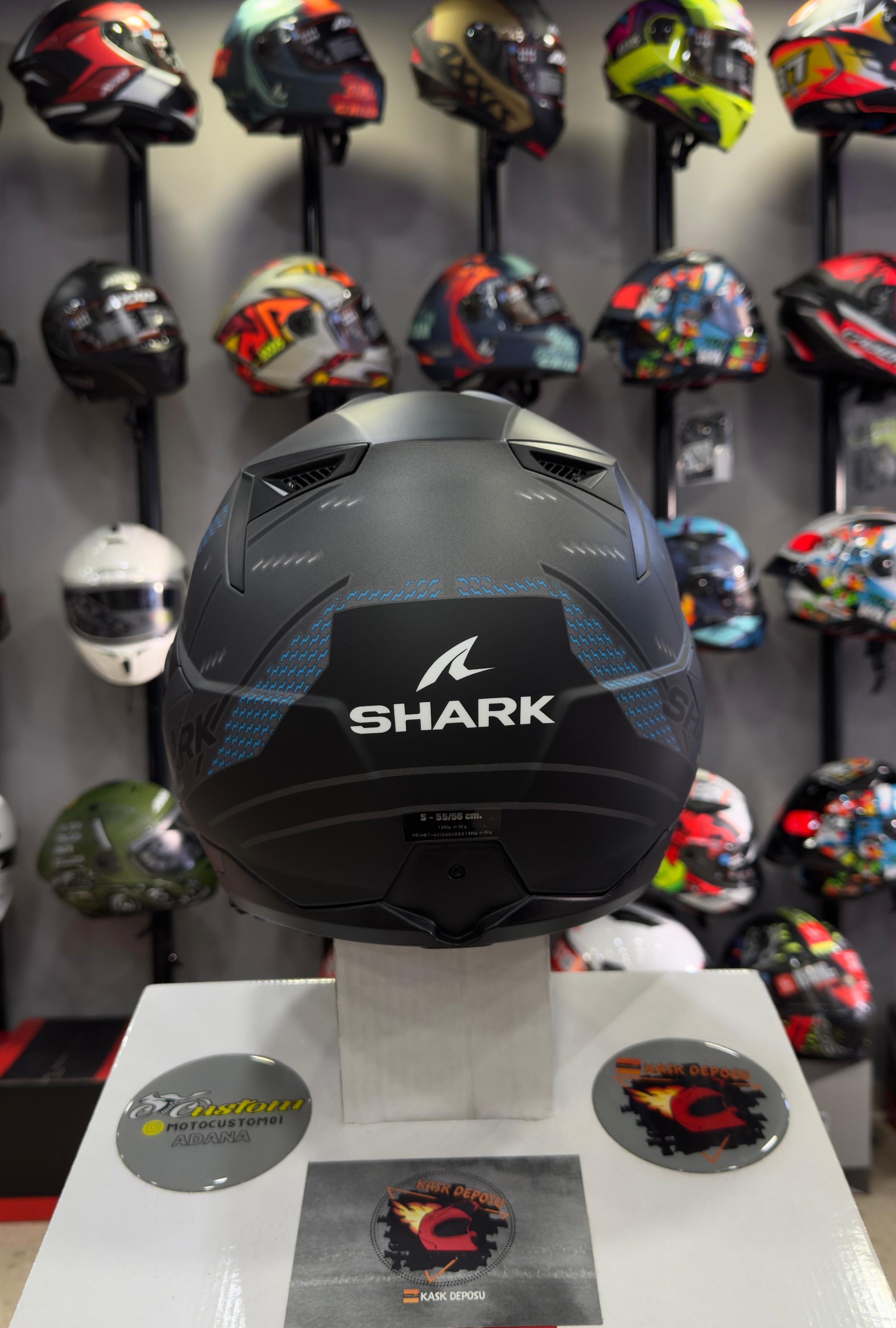 Shark Oxo Rydger Mat Çene Açılır Kask
