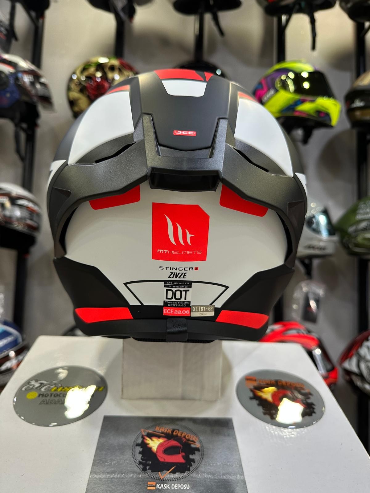 Stinger 2 Zivze B5 Mat Kapalı Motosiklet Kaskı