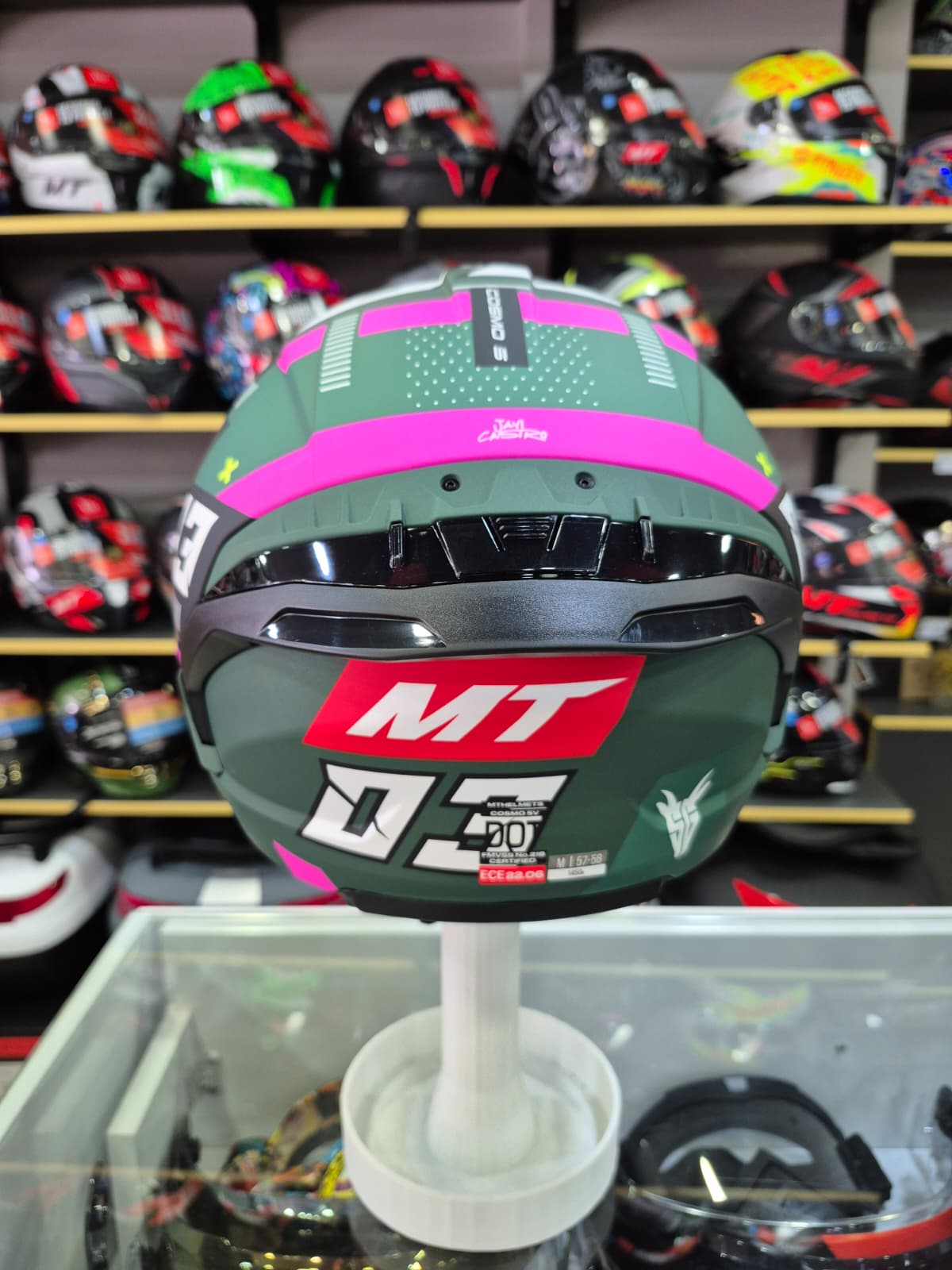 Cosmo SV Sergia Garcia D18 Mat Açık Kask