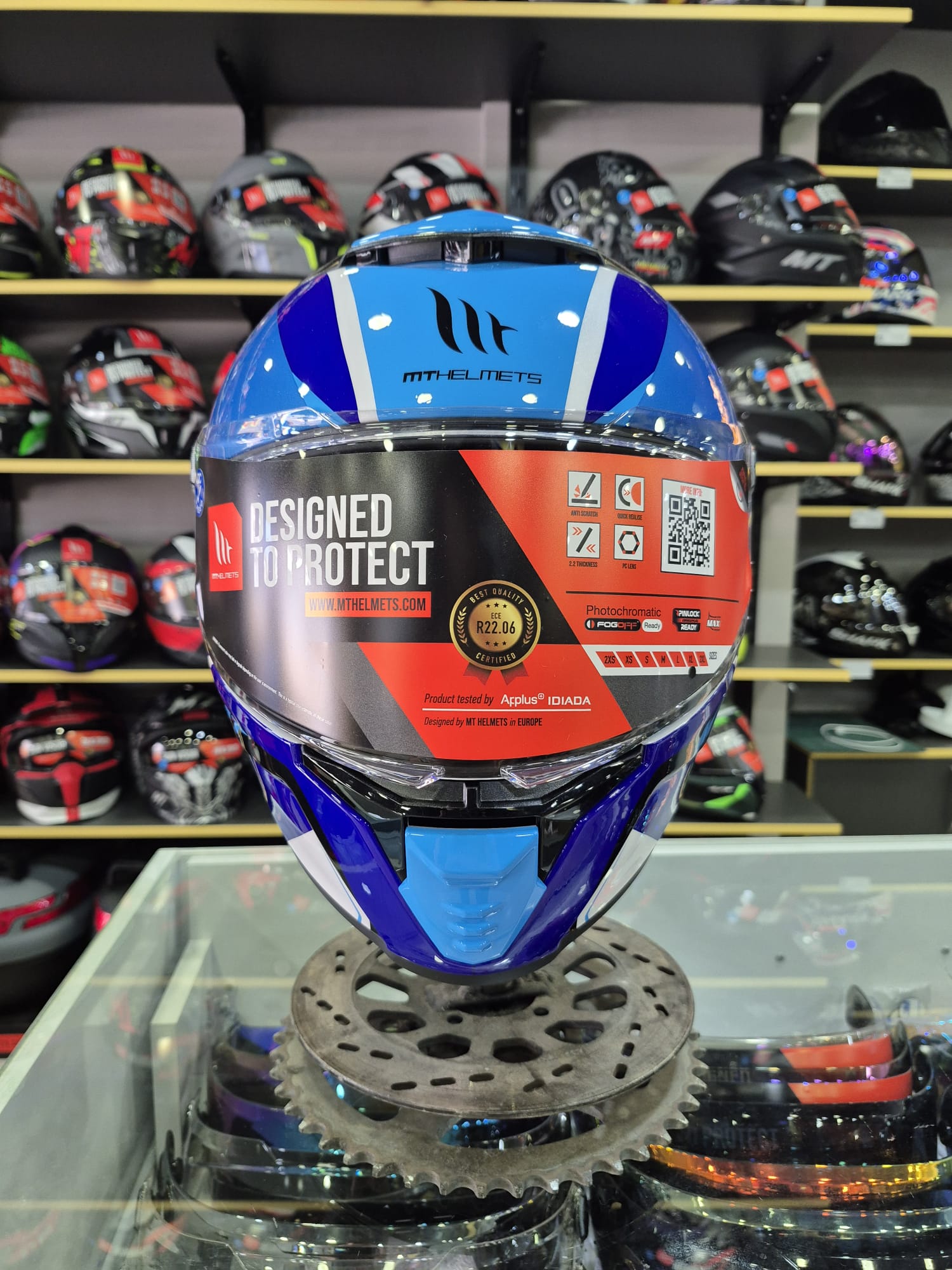 Thunder 4 SV Freeway A17 Parlak Kapalı Kask