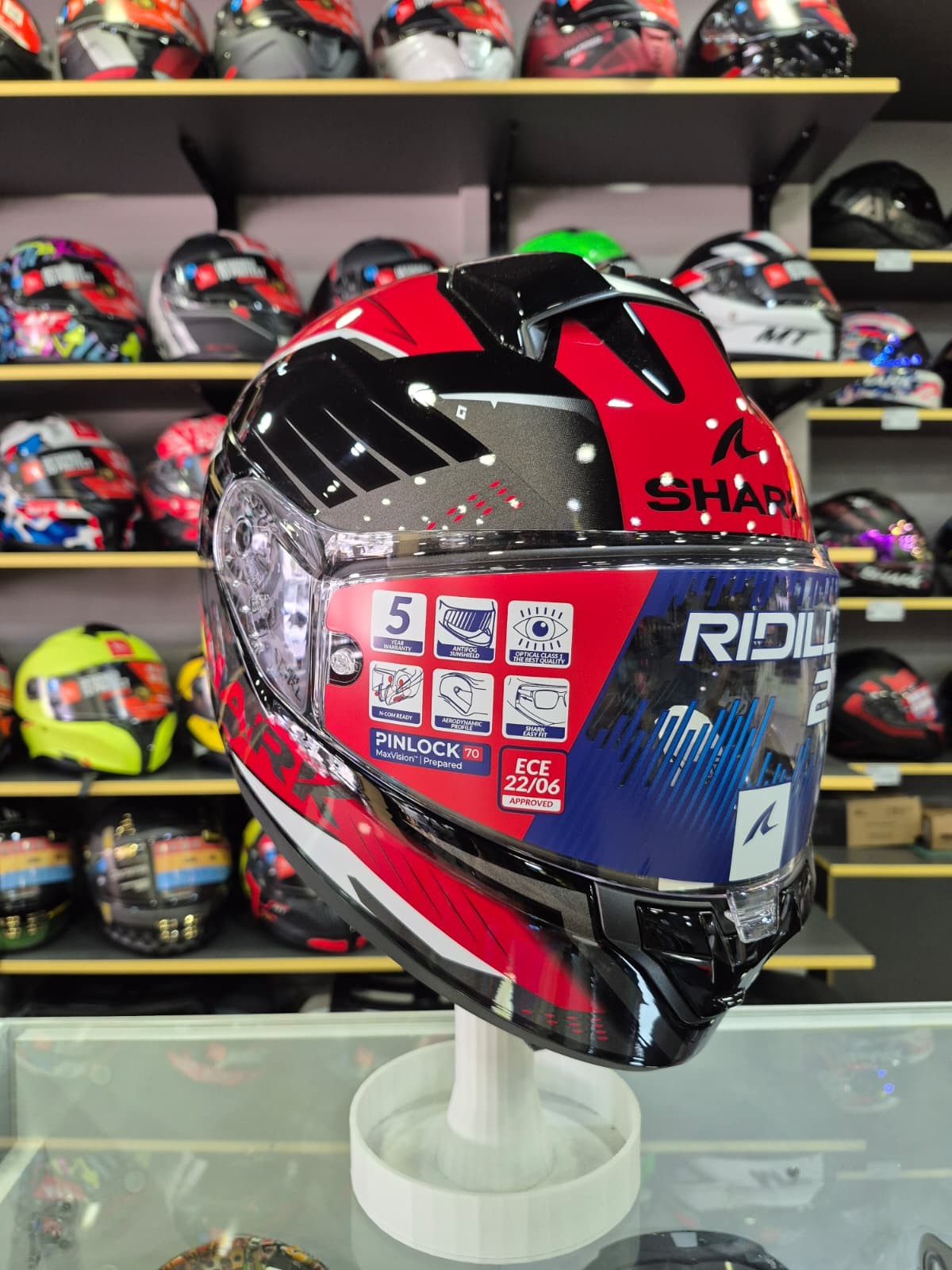Shark Rıdıll 2 Bersek Kapalı Kask (Çene pedi ve Pinlock Hediye) KRA