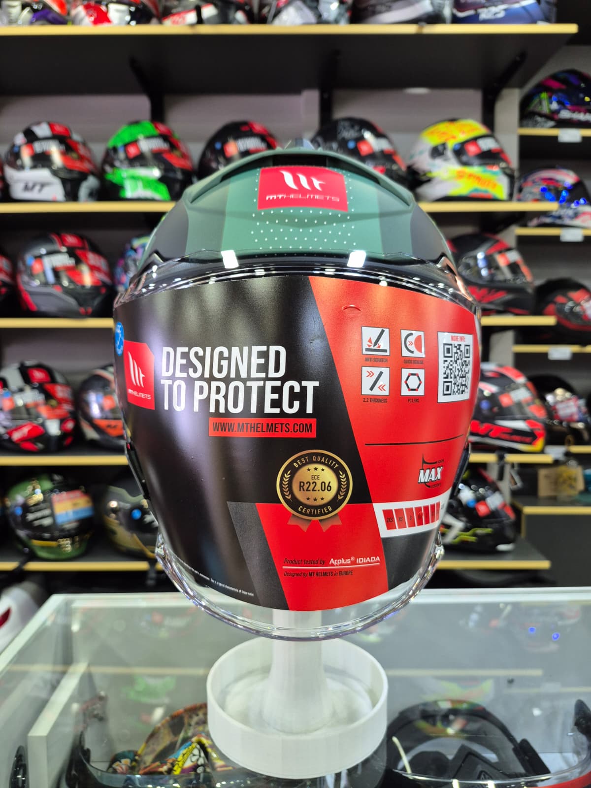 Cosmo SV Sergia Garcia D18 Mat Açık Kask